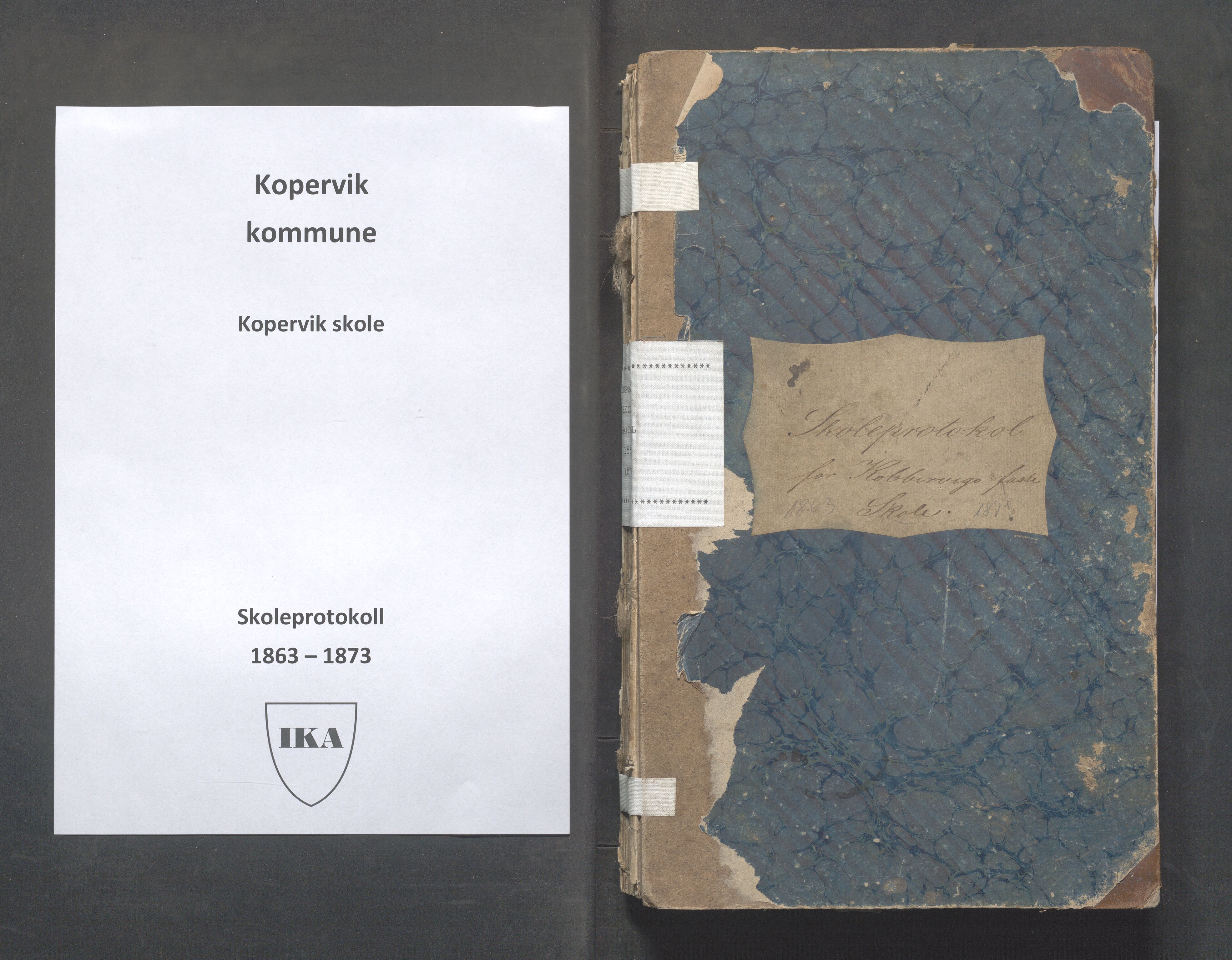 Kopervik Kommune - Kopervik skole, IKAR/K-102472/H/L0006: Skoleprotokoll, 1863-1873