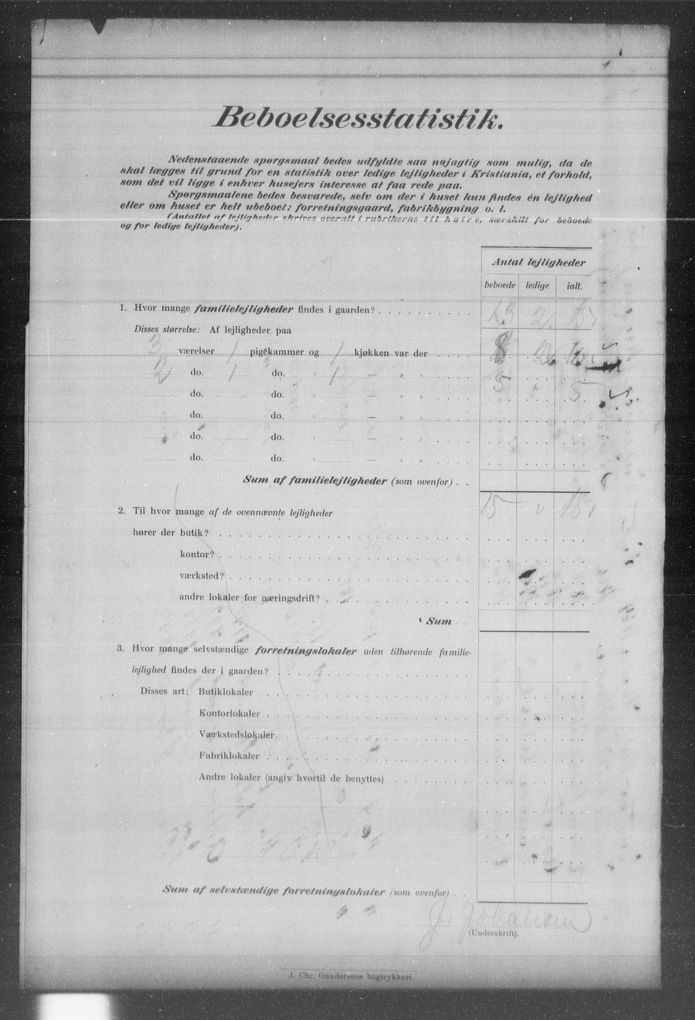 OBA, Kommunal folketelling 31.12.1903 for Kristiania kjøpstad, 1903, s. 5977