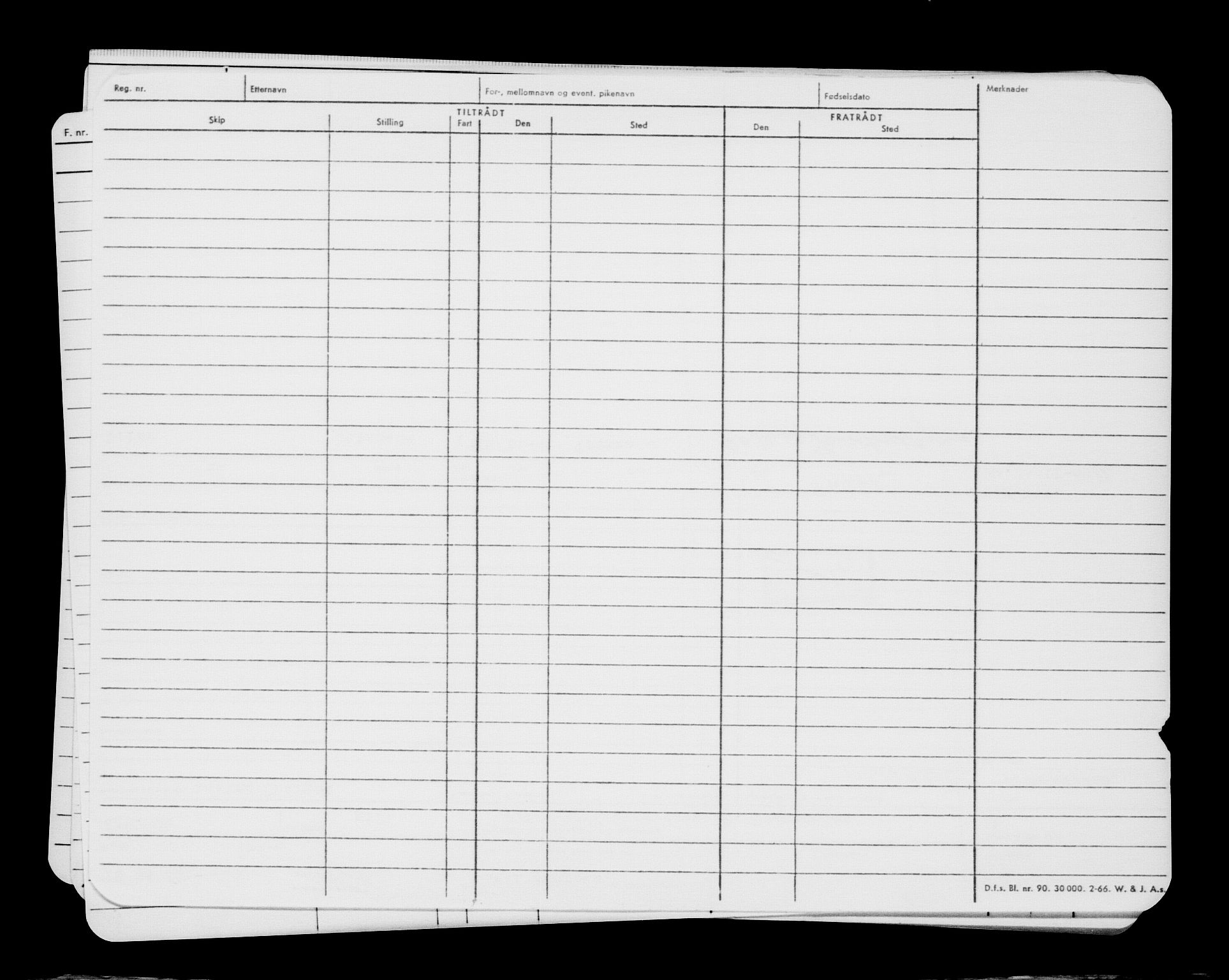 Direktoratet for sjømenn, RA/S-3545/G/Gb/L0218: Hovedkort, 1923, s. 41