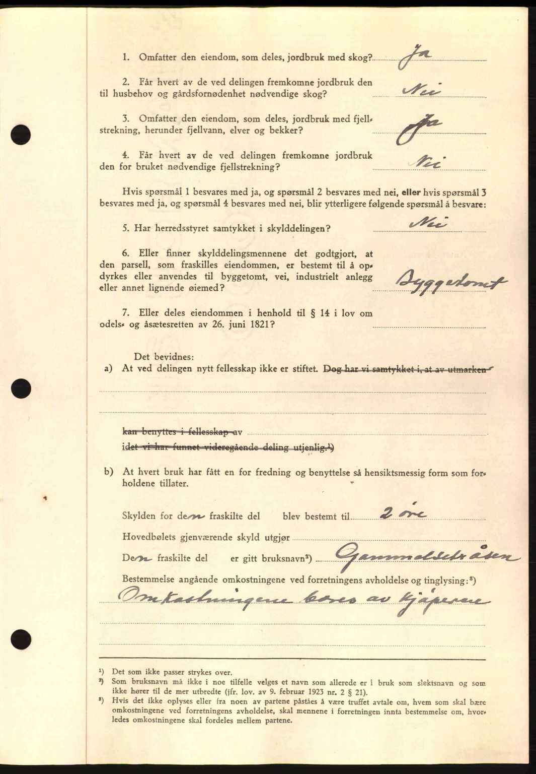 Romsdal sorenskriveri, AV/SAT-A-4149/1/2/2C: Pantebok nr. A14, 1943-1943, Dagboknr: 1063/1943