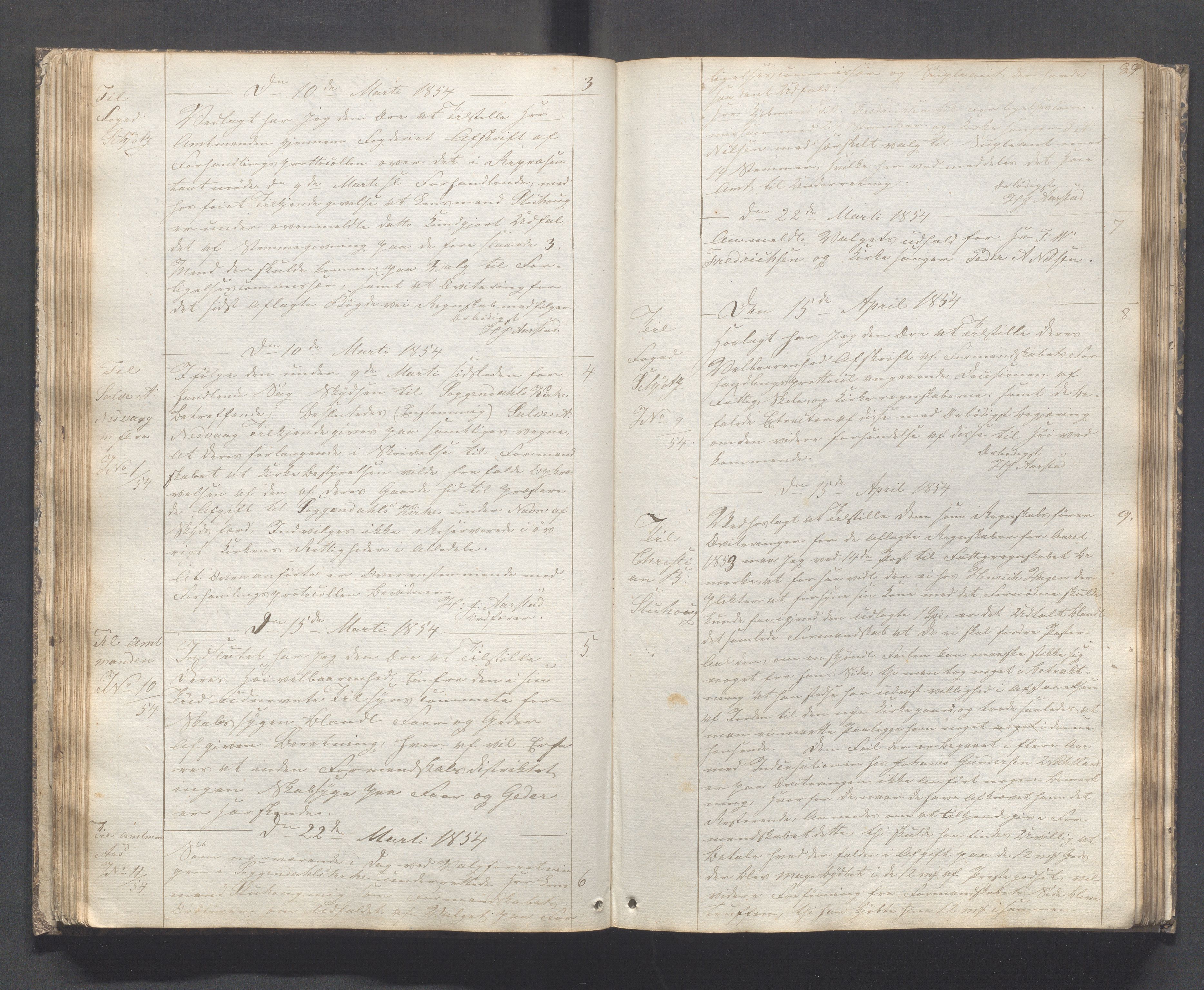 Sokndal kommune - Formannskapet/Sentraladministrasjonen, IKAR/K-101099/B/L0001: Kopibok, 1837-1886, s. 89