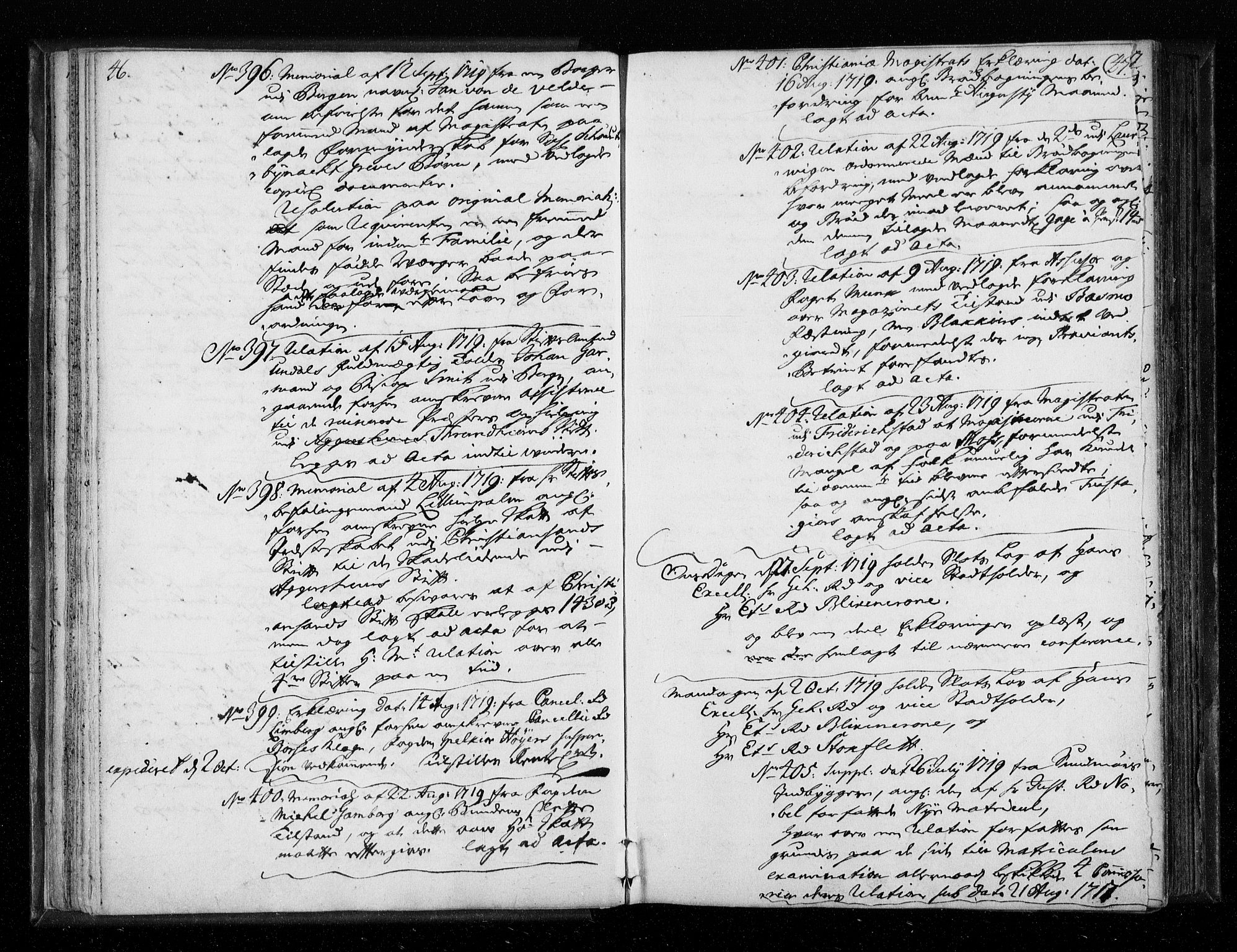 Stattholderembetet 1572-1771, AV/RA-EA-2870/Aa/L0010: Voteringsprotokoll (konseptprotokoll), 1719-1722, s. 46-47