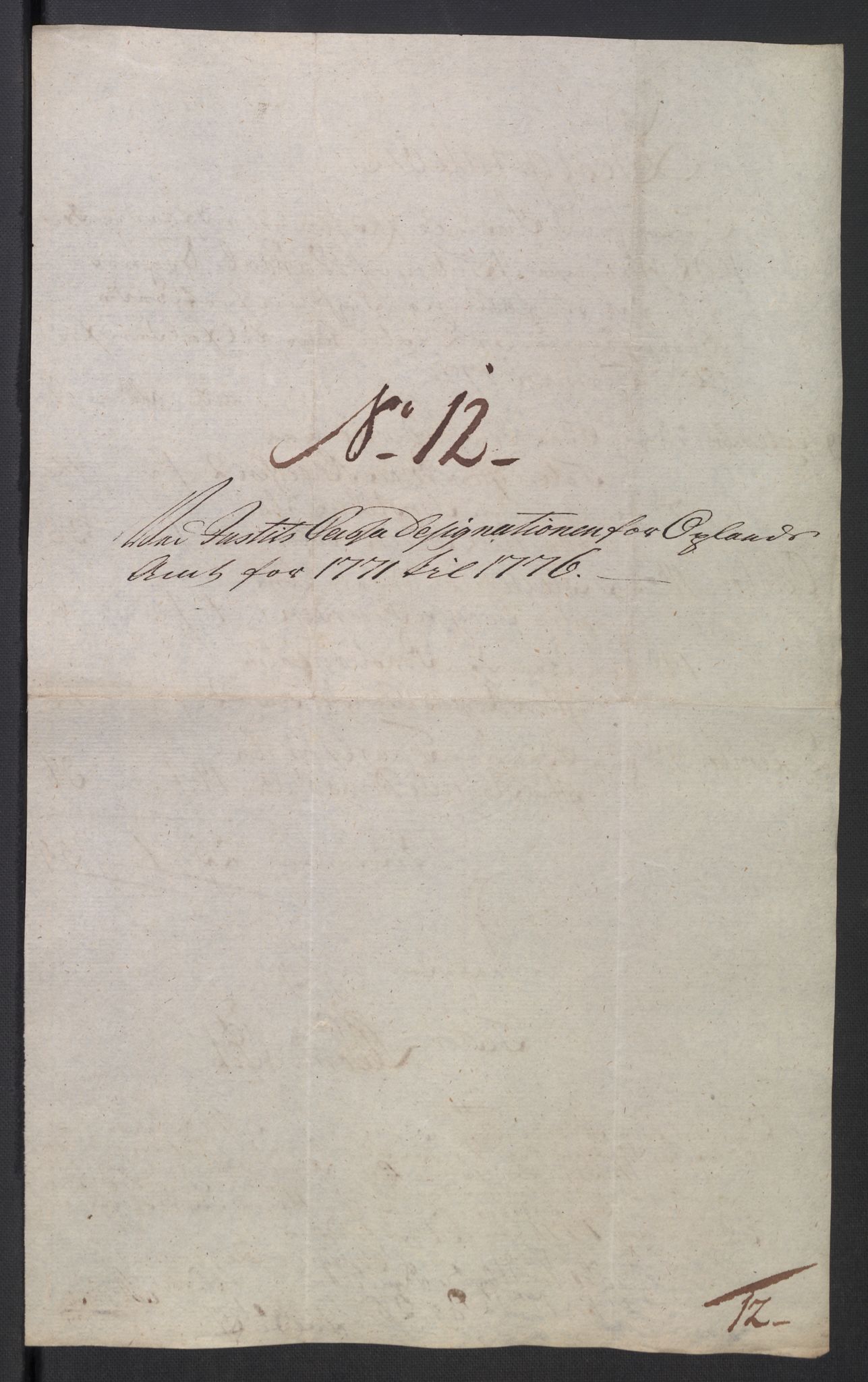 Rentekammeret inntil 1814, Reviderte regnskaper, Mindre regnskaper, RA/EA-4068/Rb/L0014: Opplands amt, 1771-1779, s. 329