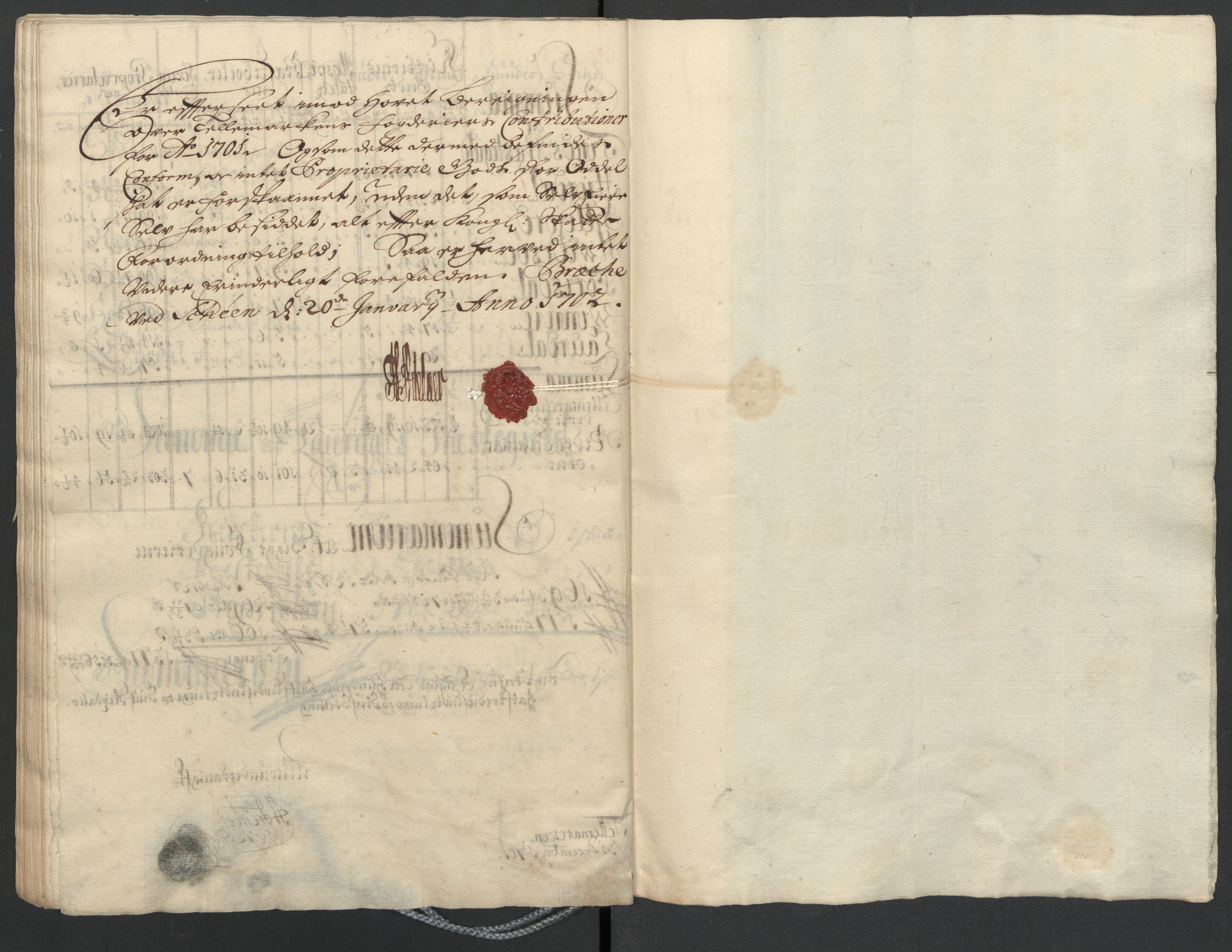 Rentekammeret inntil 1814, Reviderte regnskaper, Fogderegnskap, AV/RA-EA-4092/R36/L2105: Fogderegnskap Øvre og Nedre Telemark og Bamble, 1701, s. 259