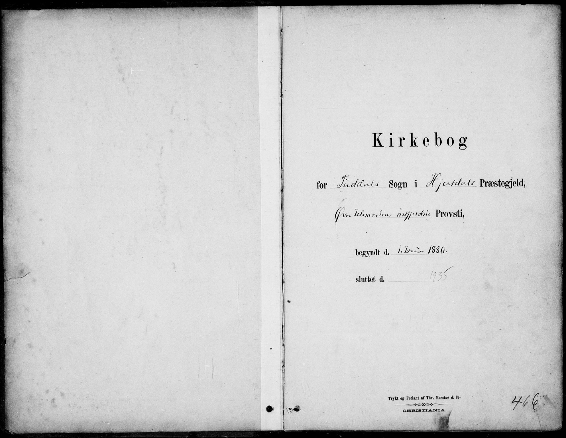 Hjartdal kirkebøker, SAKO/A-270/F/Fc/L0002: Ministerialbok nr. III 2, 1880-1936