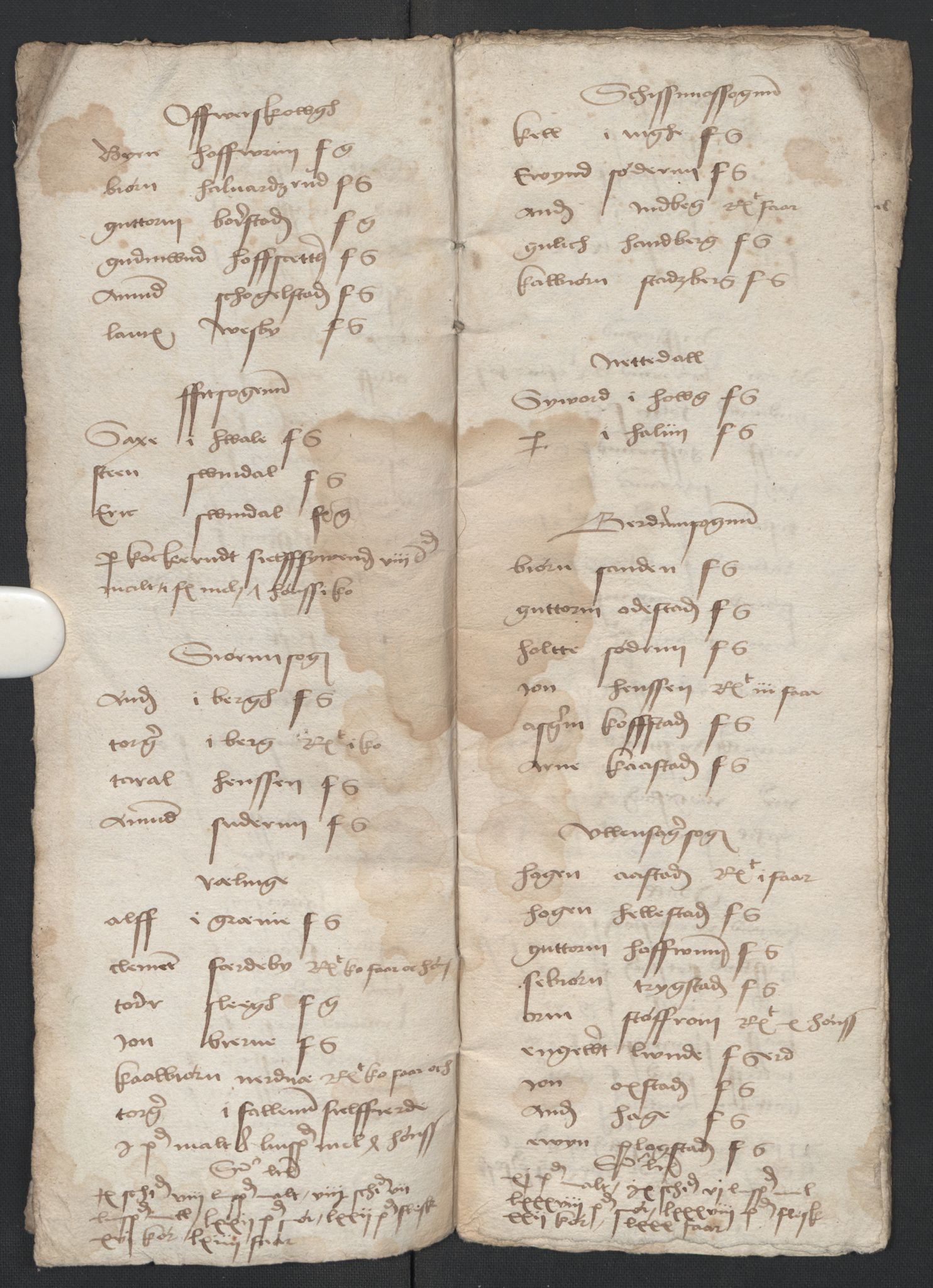 Rentekammeret inntil 1814, Reviderte regnskaper, Lensregnskaper, AV/RA-EA-5023/R/Ra/L0001: Østnorske len, 1499-1528