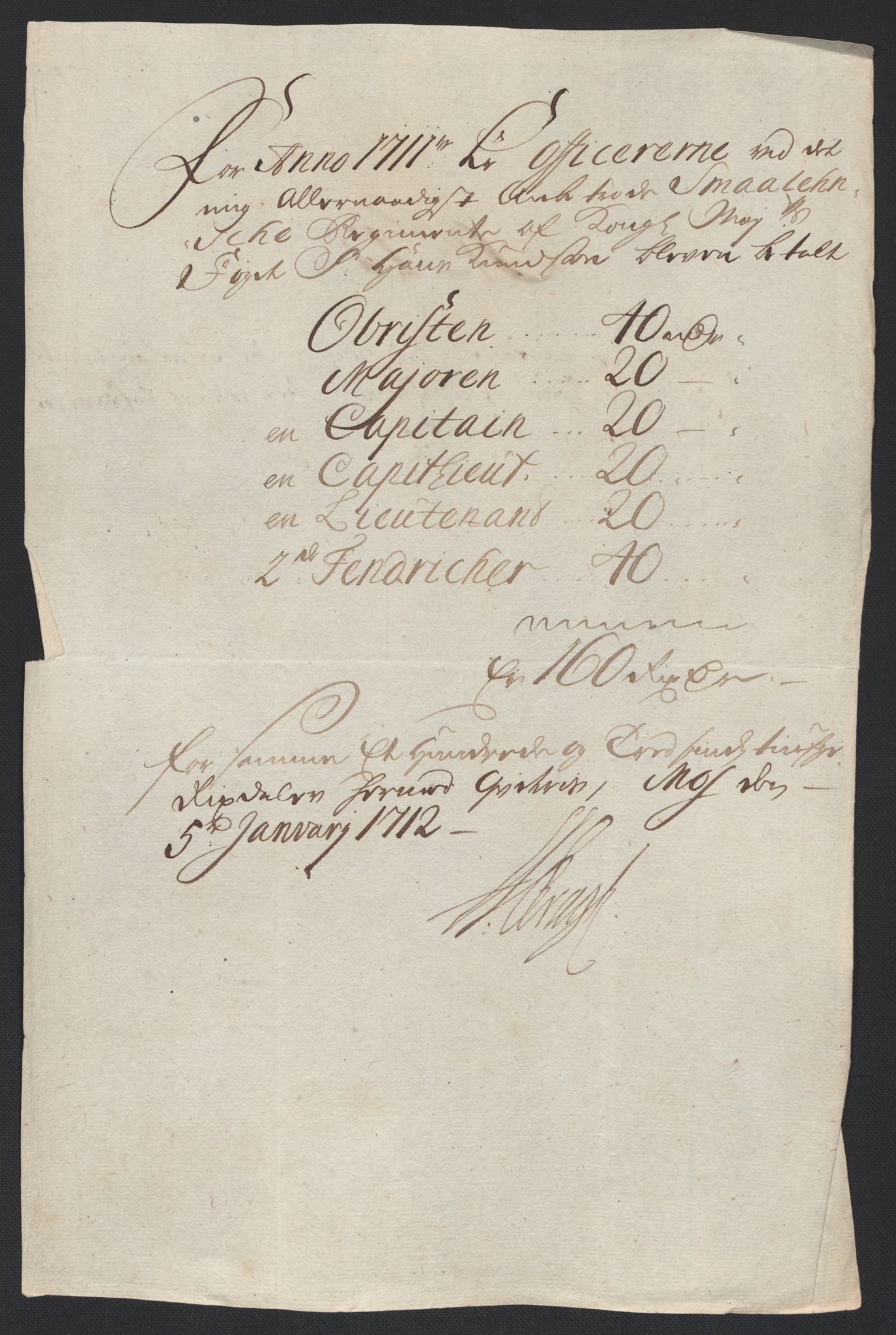 Rentekammeret inntil 1814, Reviderte regnskaper, Fogderegnskap, AV/RA-EA-4092/R04/L0136: Fogderegnskap Moss, Onsøy, Tune, Veme og Åbygge, 1711, s. 306