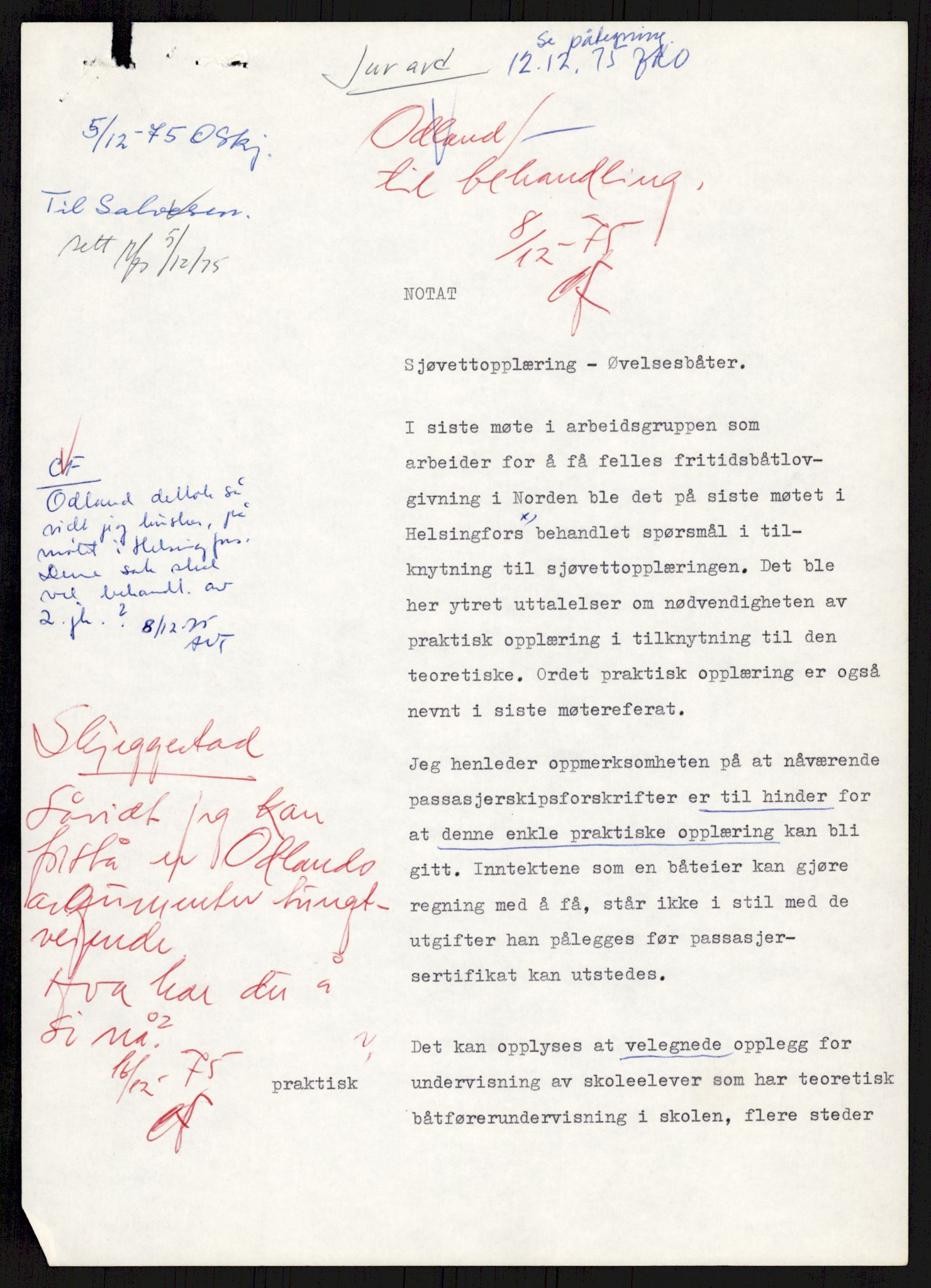 Sjøfartsdirektoratet med forløpere, generelt arkiv, AV/RA-S-1407/D/Du/Duc/L0641/0004: Skipskontrollen - Forskrifter    / Utleiebåter (2 mapper), 1977-1989, s. 153
