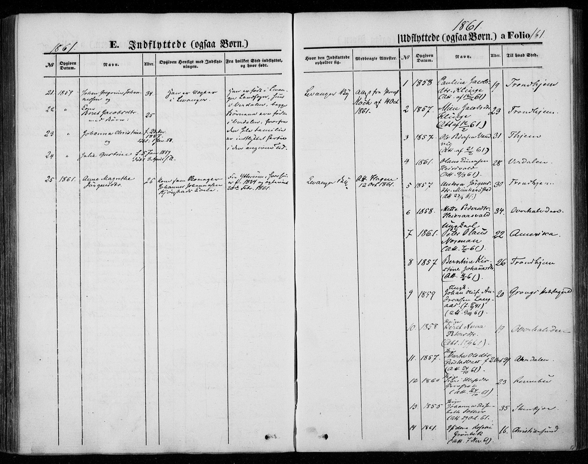 Ministerialprotokoller, klokkerbøker og fødselsregistre - Nord-Trøndelag, AV/SAT-A-1458/720/L0184: Ministerialbok nr. 720A02 /1, 1855-1863, s. 161