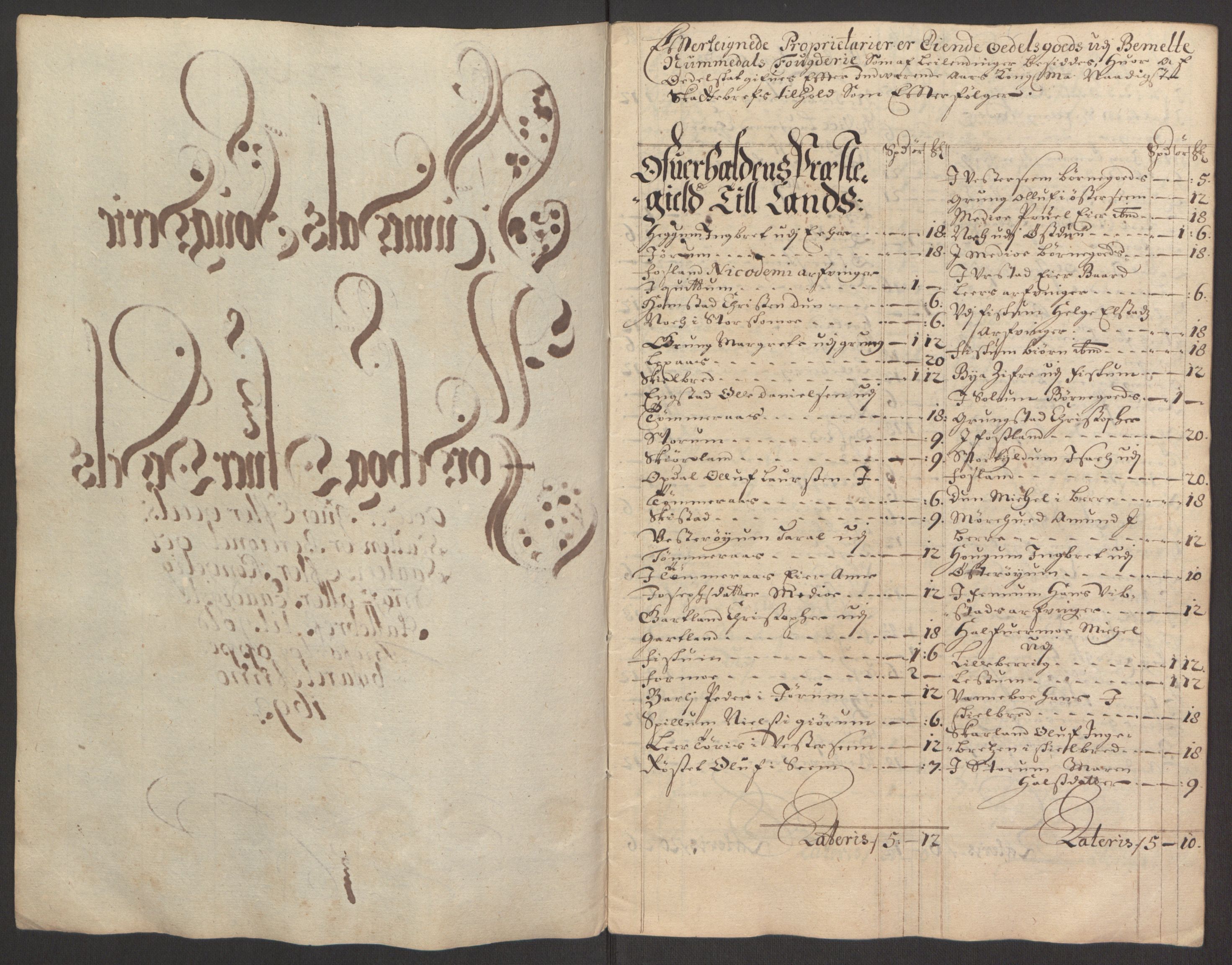 Rentekammeret inntil 1814, Reviderte regnskaper, Fogderegnskap, AV/RA-EA-4092/R64/L4424: Fogderegnskap Namdal, 1692-1695, s. 252