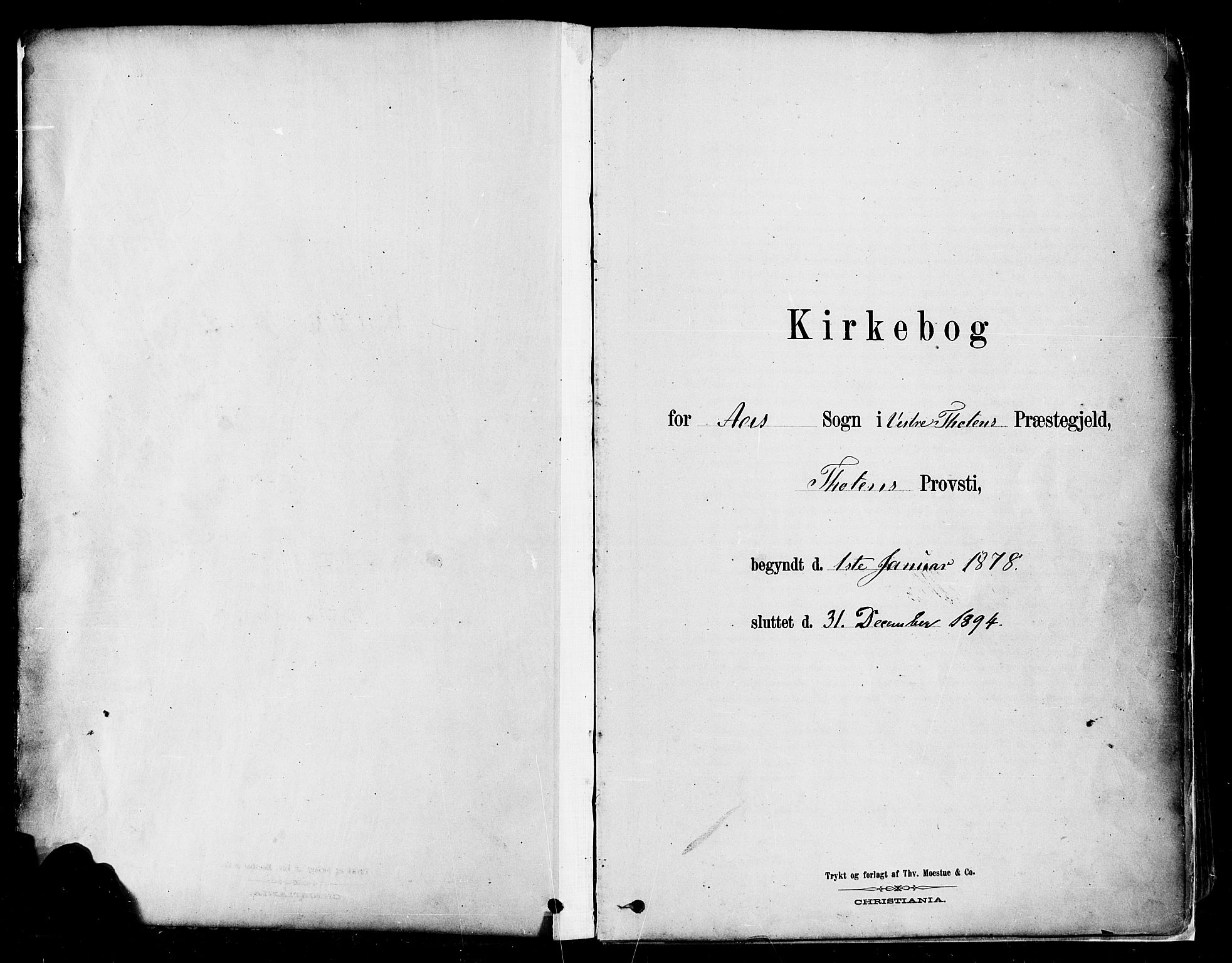 Vestre Toten prestekontor, SAH/PREST-108/H/Ha/Haa/L0009: Ministerialbok nr. 9, 1878-1894