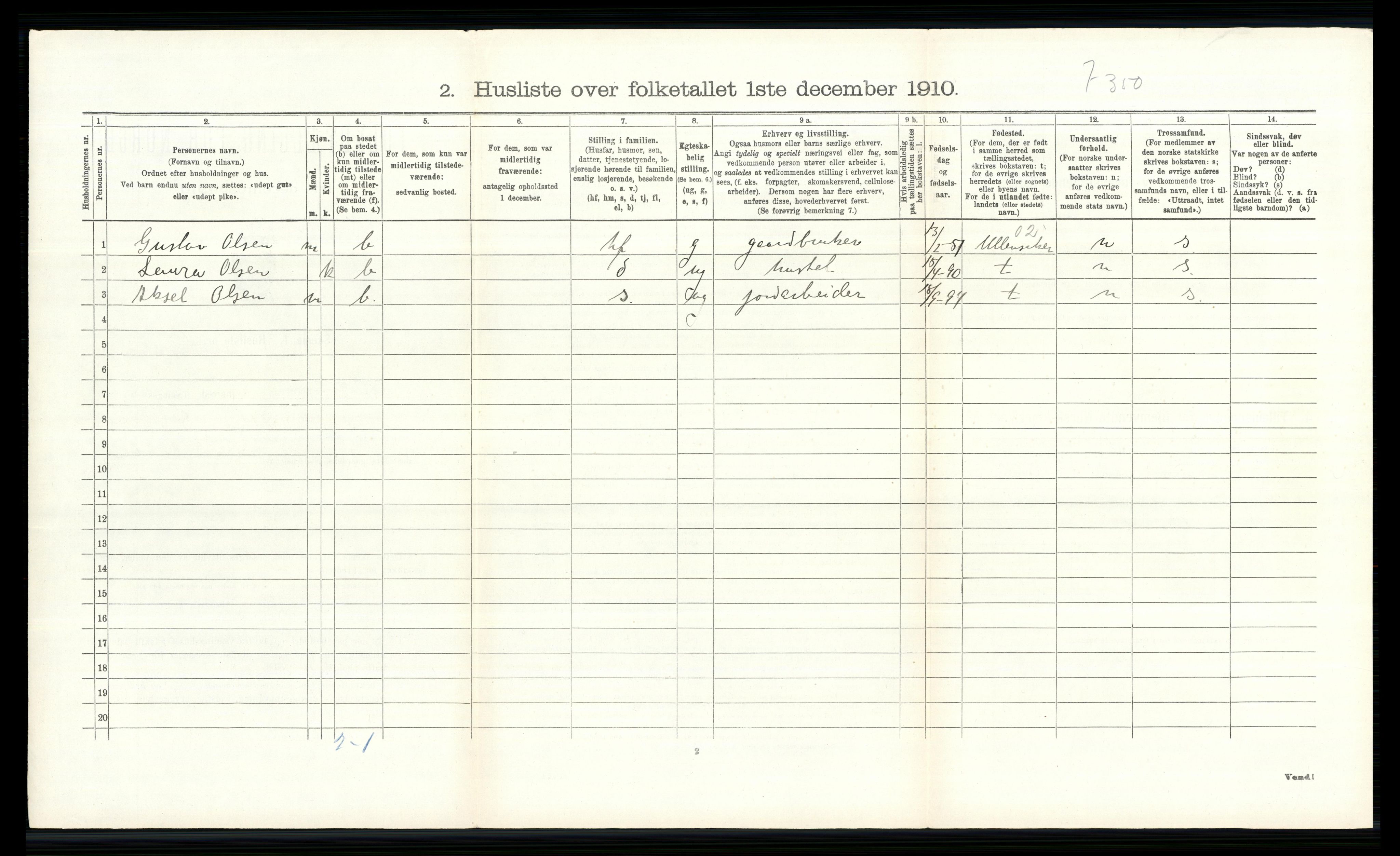 RA, Folketelling 1910 for 0231 Skedsmo herred, 1910, s. 740