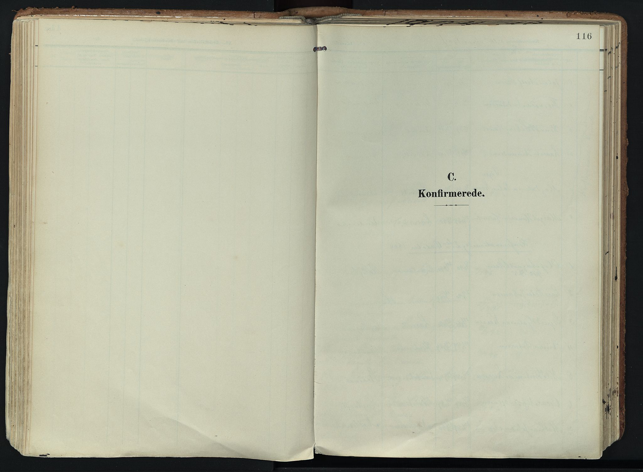 Hedrum kirkebøker, SAKO/A-344/F/Fa/L0010: Ministerialbok nr. I 10, 1904-1918, s. 116
