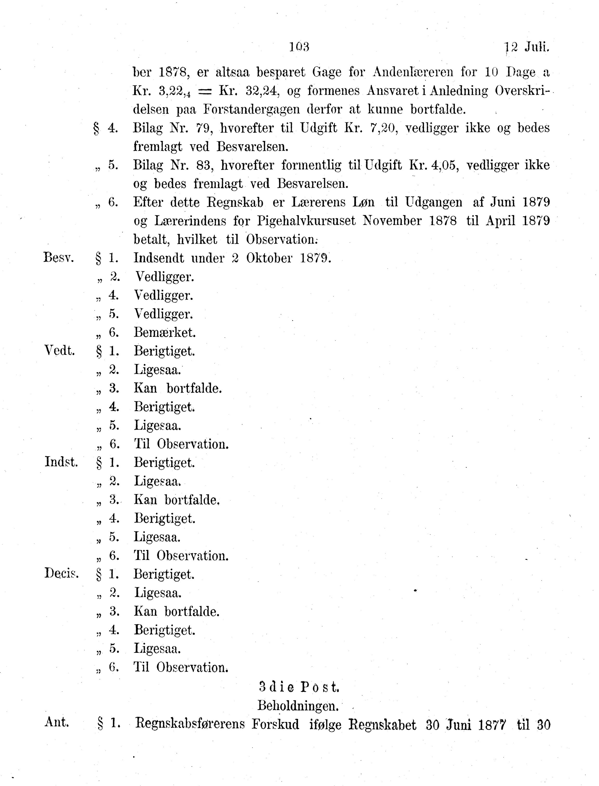 Nordland Fylkeskommune. Fylkestinget, AIN/NFK-17/176/A/Ac/L0013: Fylkestingsforhandlinger 1880, 1880