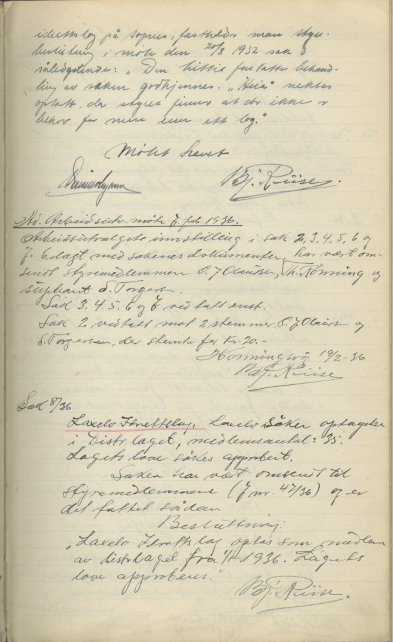 Finnmark Distriktslag for Idrett, FMFB/A-1040/A/L0001: Møteprotokoll, 1919-1940, s. 174