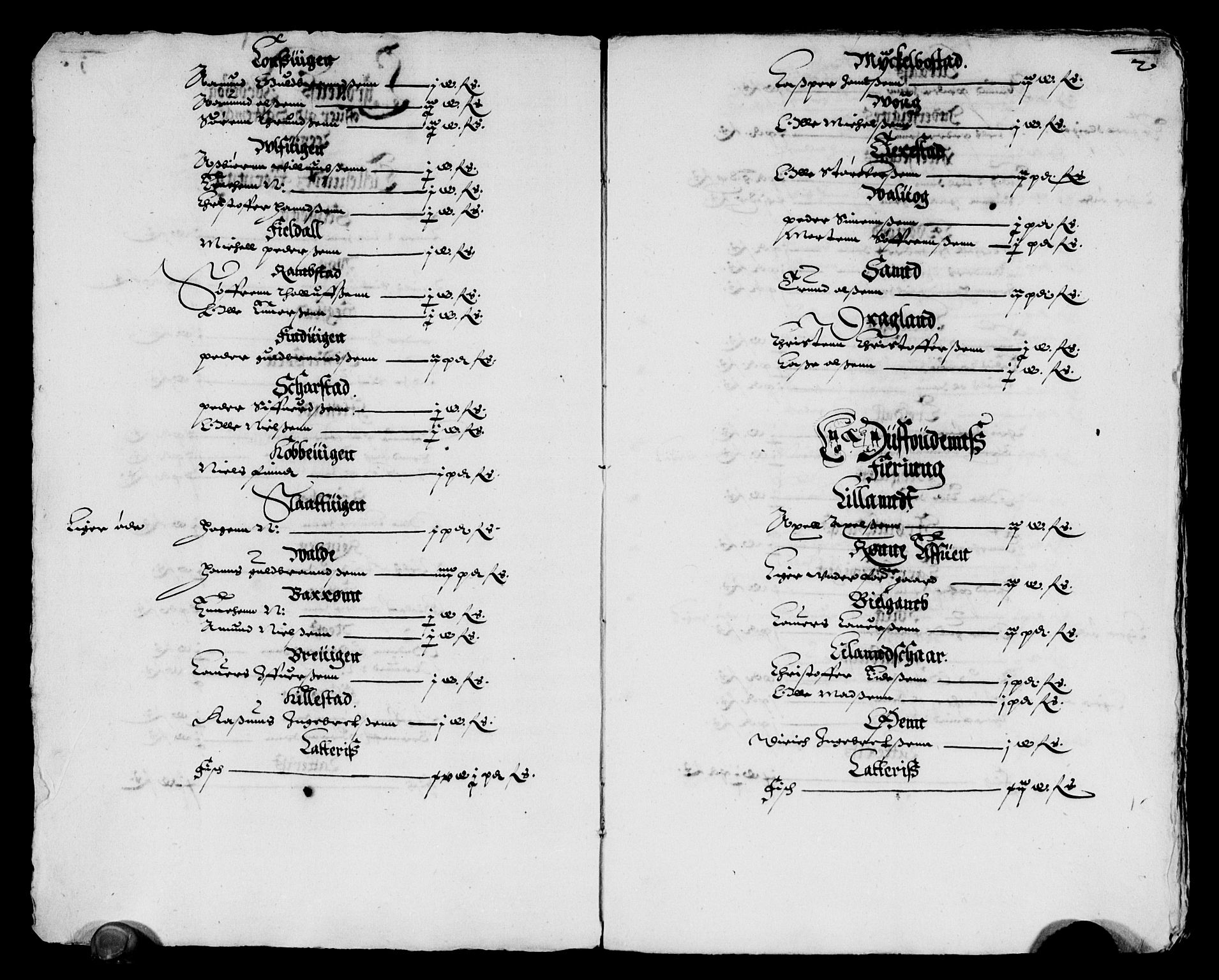 Rentekammeret inntil 1814, Reviderte regnskaper, Lensregnskaper, AV/RA-EA-5023/R/Rb/Rbz/L0025: Nordlandenes len, 1631-1635