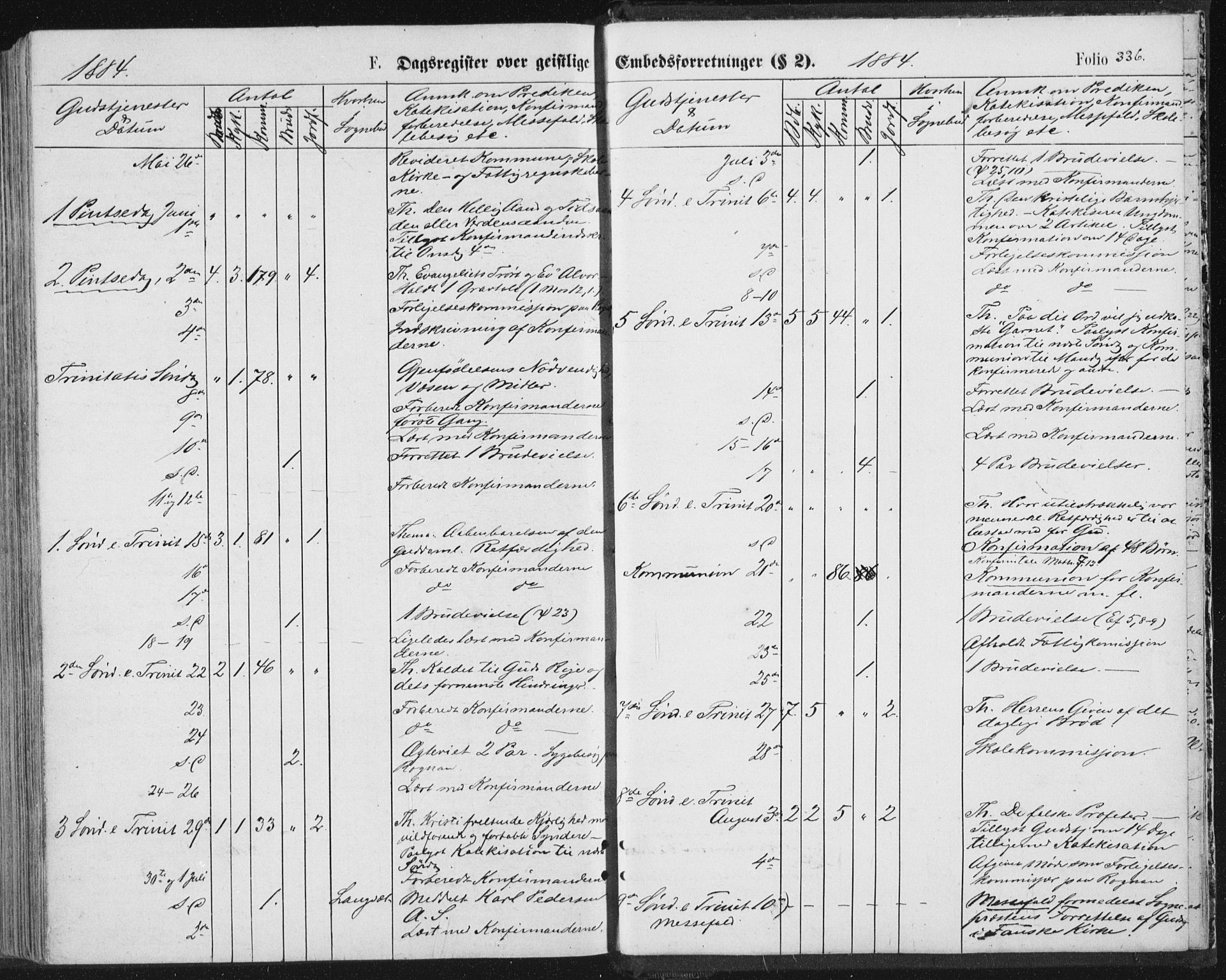 Ministerialprotokoller, klokkerbøker og fødselsregistre - Nordland, AV/SAT-A-1459/847/L0668: Ministerialbok nr. 847A08, 1872-1886, s. 336