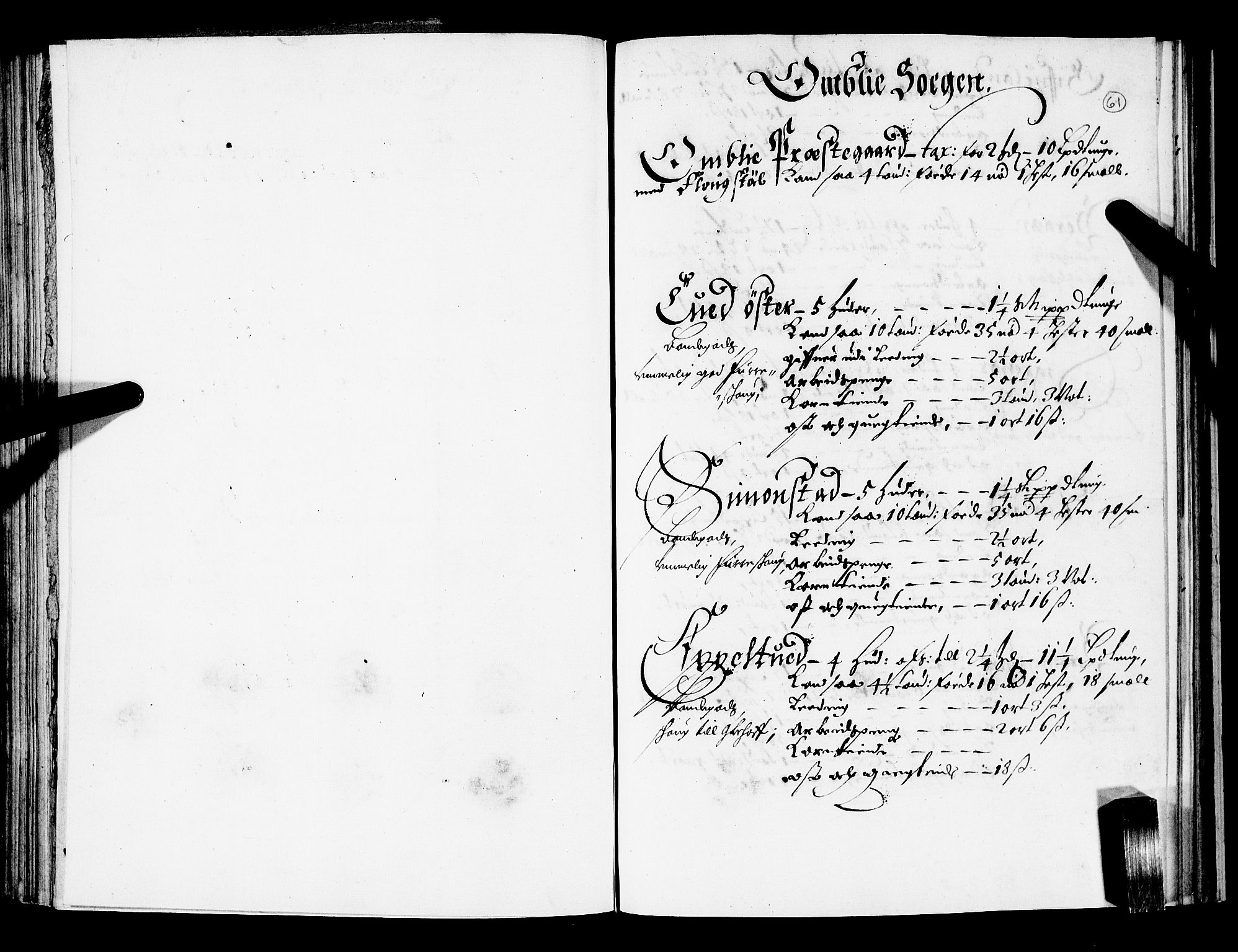 Rentekammeret inntil 1814, Realistisk ordnet avdeling, RA/EA-4070/N/Nb/Nba/L0029: Råbyggelag fogderi, 1668, s. 60b-61a