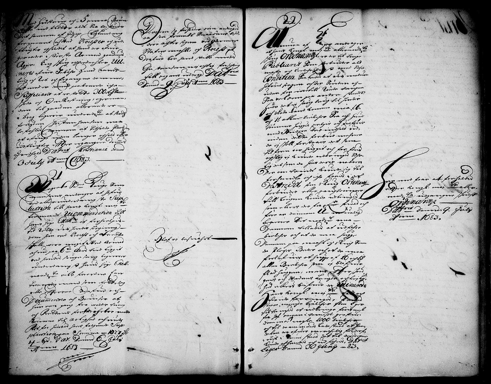 Stattholderembetet 1572-1771, AV/RA-EA-2870/Ad/L0004: Supplikasjons- og resolusjonsprotokoll, 1683-1691, s. 6b-7a