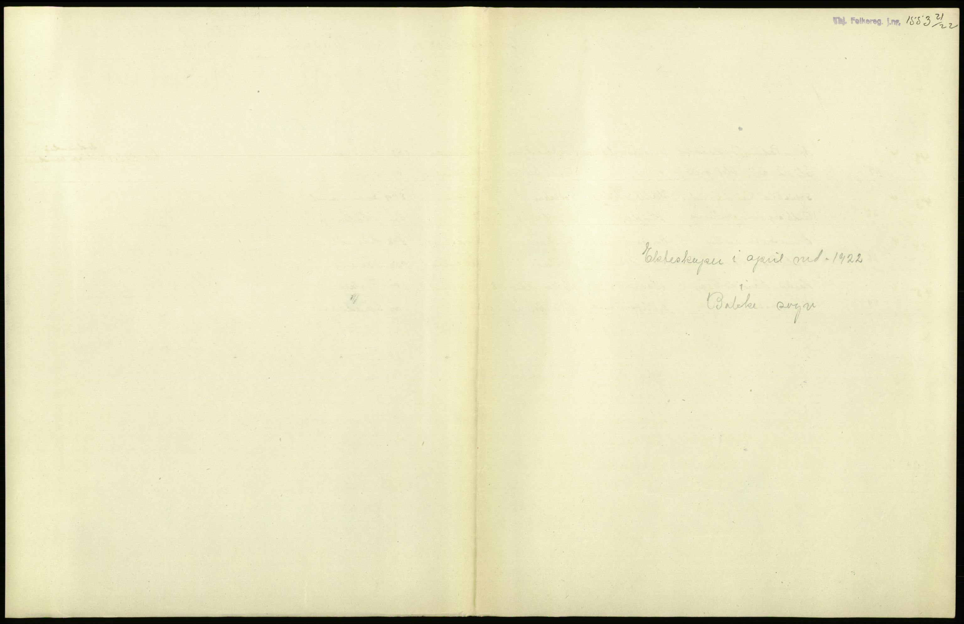 Statistisk sentralbyrå, Sosiodemografiske emner, Befolkning, AV/RA-S-2228/D/Df/Dfc/Dfcb/L0040: Trondheim: Gifte, døde, dødfødte., 1922, s. 91