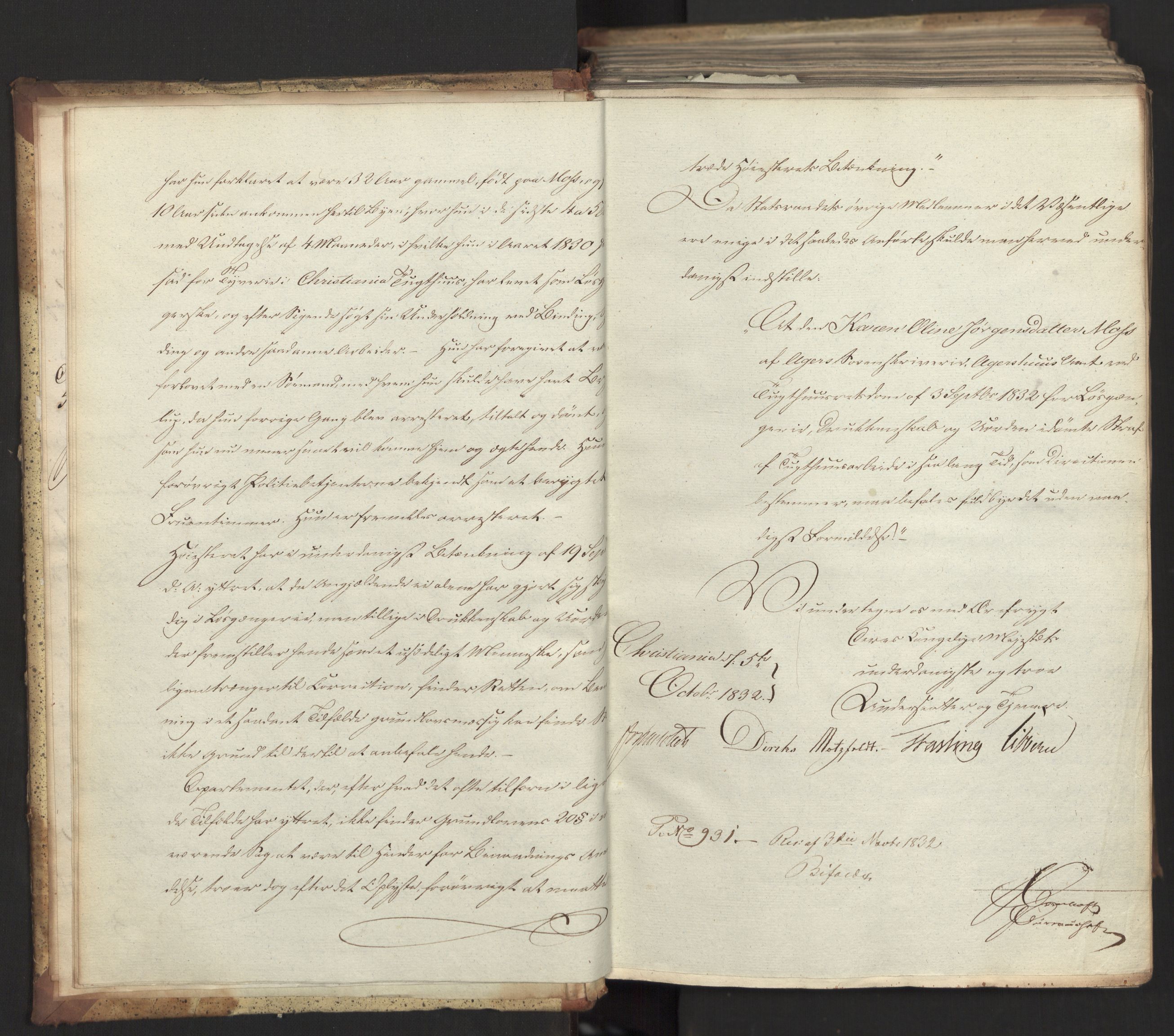 Statsrådsavdelingen i Stockholm, AV/RA-S-1003/D/Da/L0080: Regjeringsinnstillinger nr. 2550-2699, 1832, s. 10