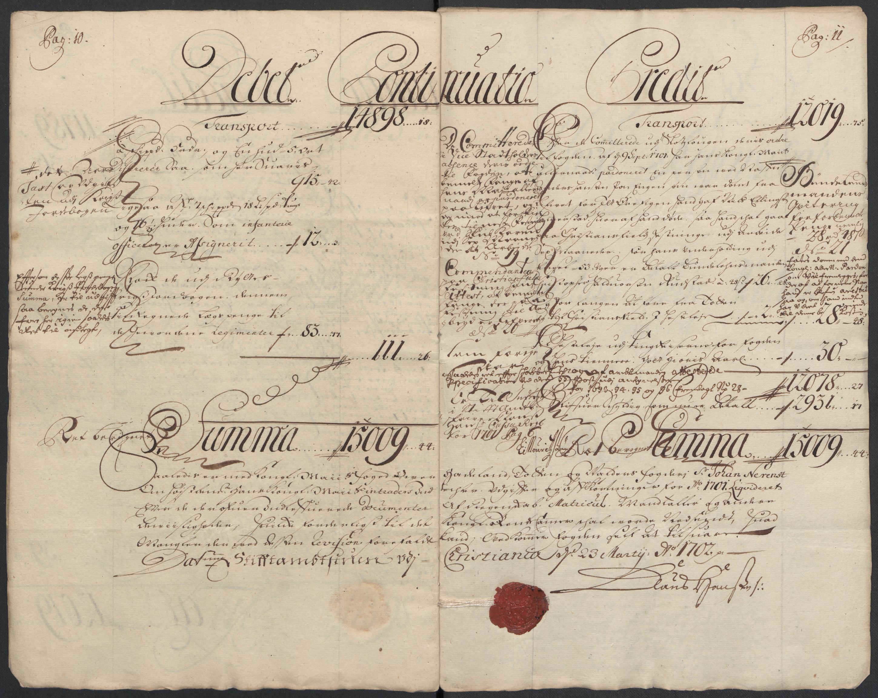 Rentekammeret inntil 1814, Reviderte regnskaper, Fogderegnskap, AV/RA-EA-4092/R18/L1299: Fogderegnskap Hadeland, Toten og Valdres, 1701, s. 8