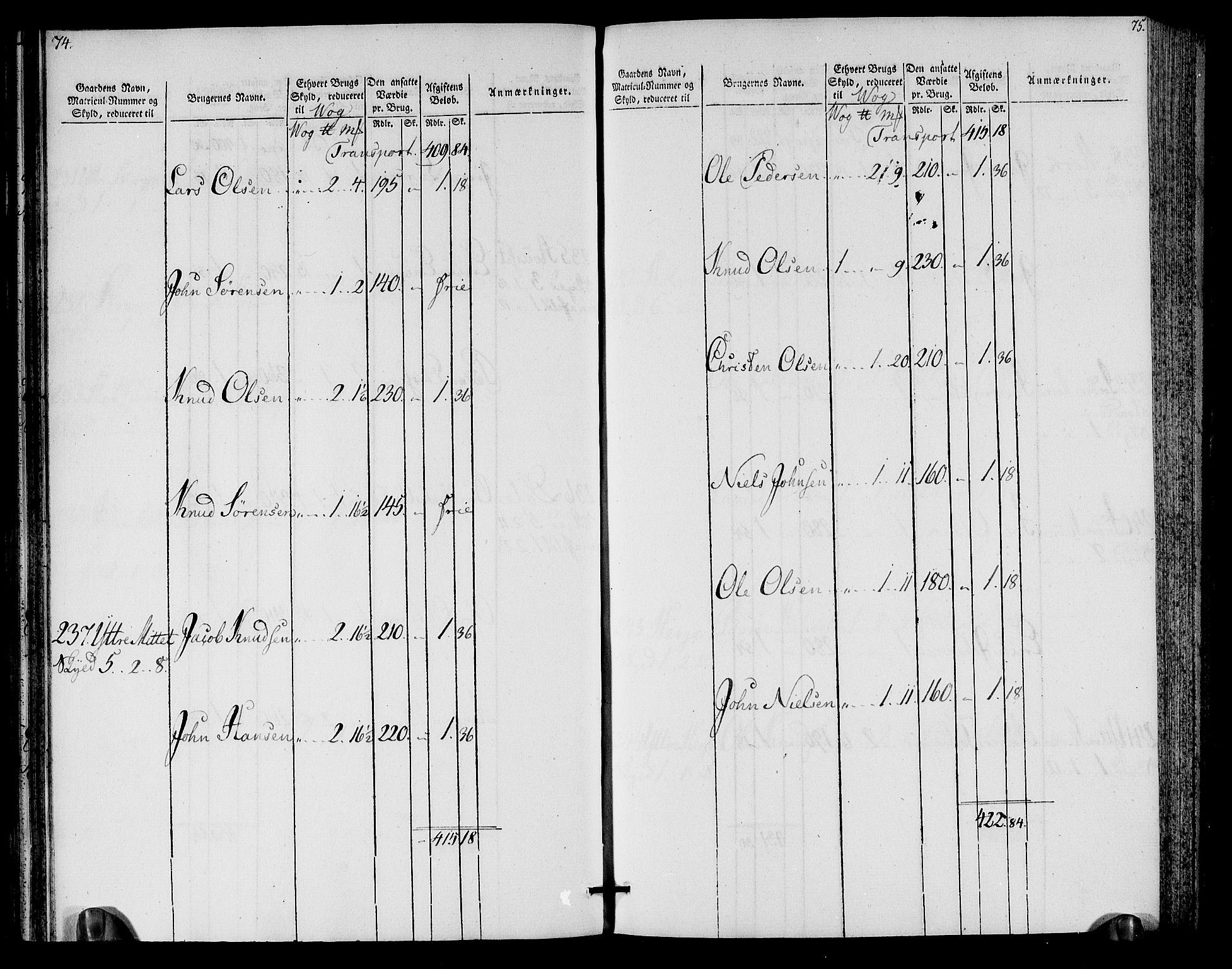 Rentekammeret inntil 1814, Realistisk ordnet avdeling, AV/RA-EA-4070/N/Ne/Nea/L0128: Romsdal fogderi. Oppebørselsregister, 1803-1804, s. 39