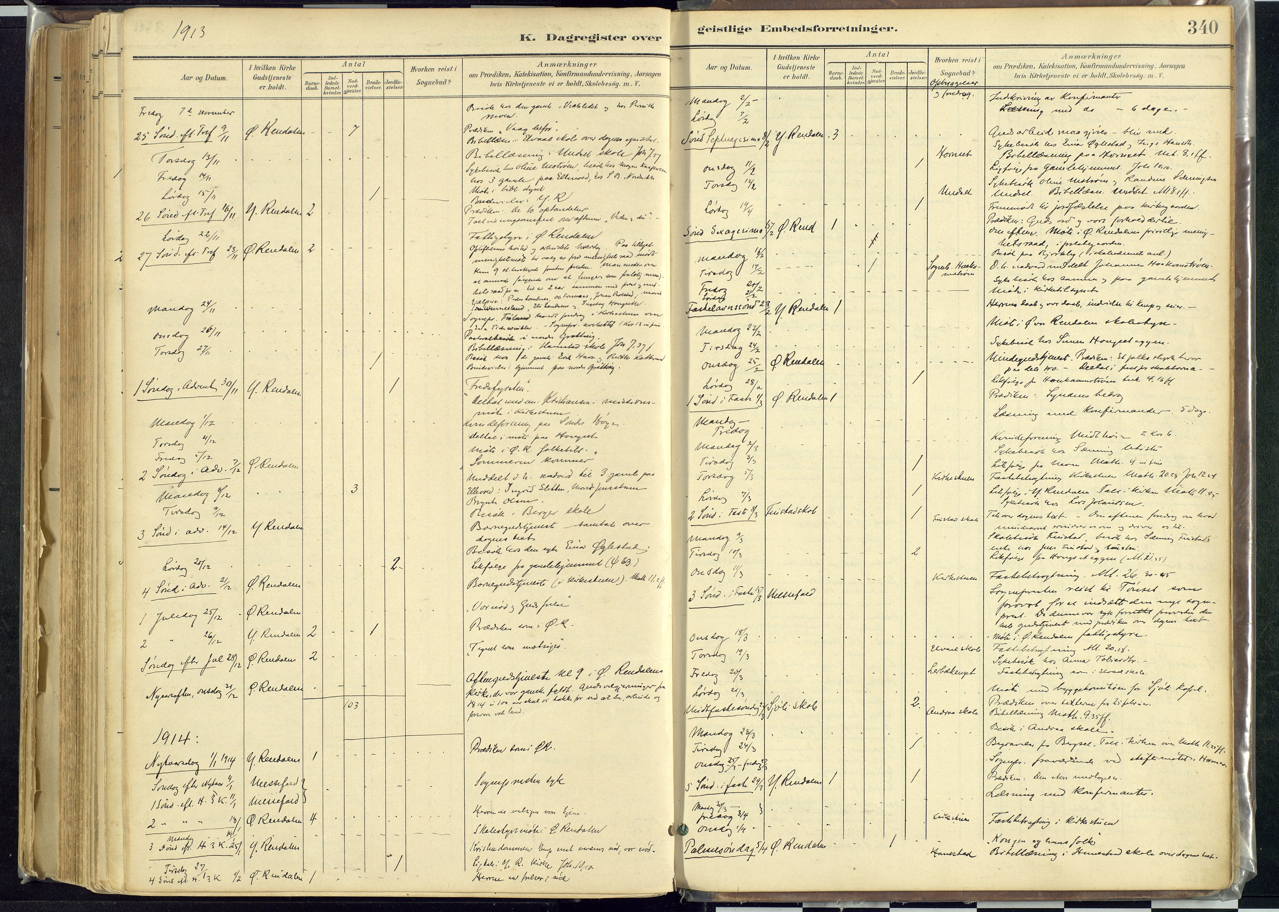 Rendalen prestekontor, AV/SAH-PREST-054/H/Ha/Haa/L0012: Ministerialbok nr. 12, 1901-1928, s. 340