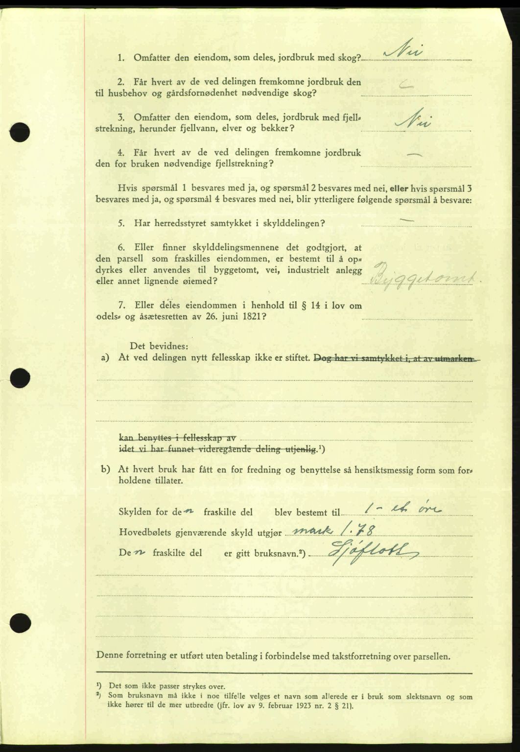 Nordmøre sorenskriveri, AV/SAT-A-4132/1/2/2Ca: Pantebok nr. A98, 1944-1944, Dagboknr: 2255/1944