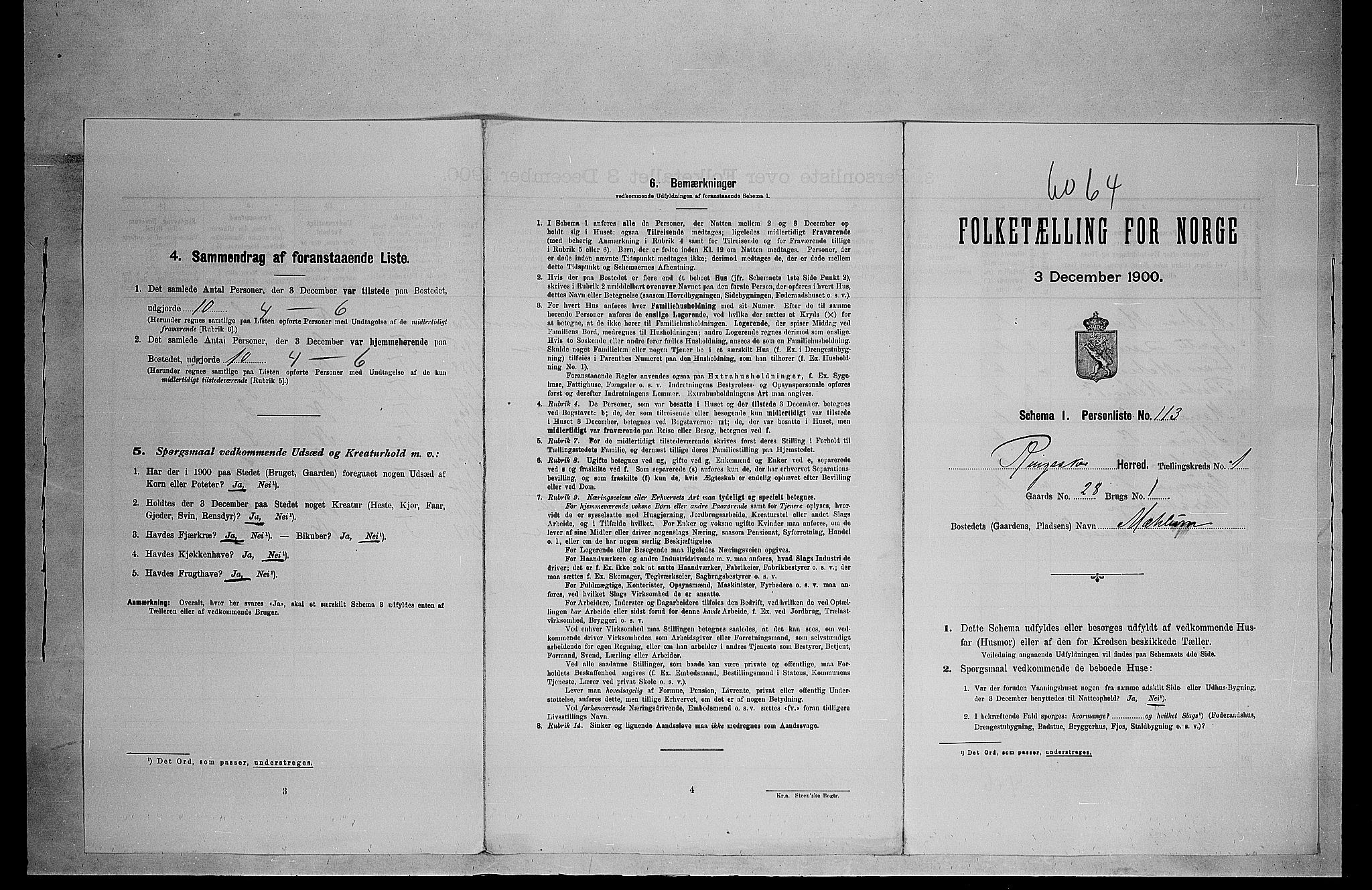 SAH, Folketelling 1900 for 0412 Ringsaker herred, 1900, s. 551