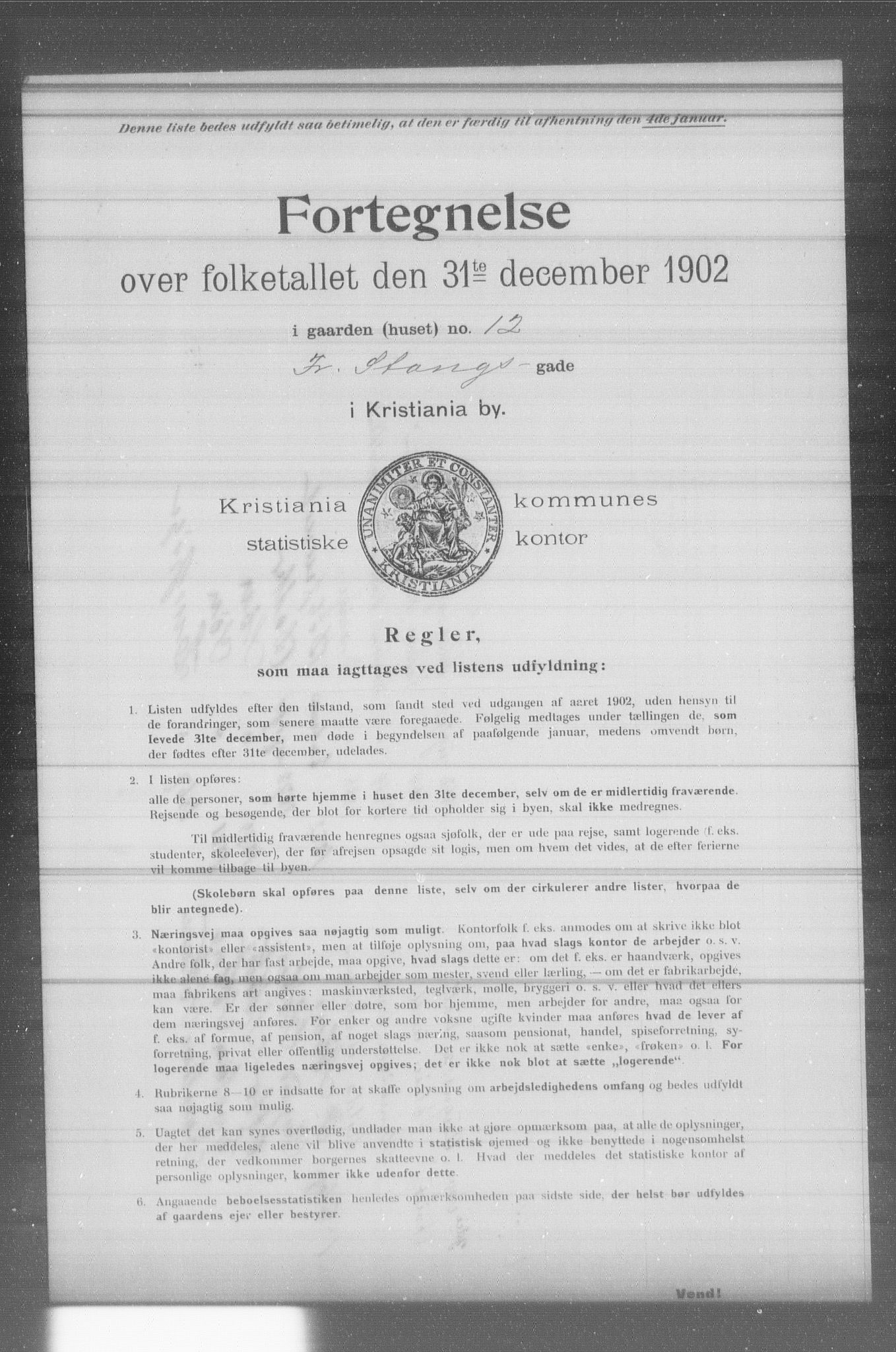 OBA, Kommunal folketelling 31.12.1902 for Kristiania kjøpstad, 1902, s. 5169