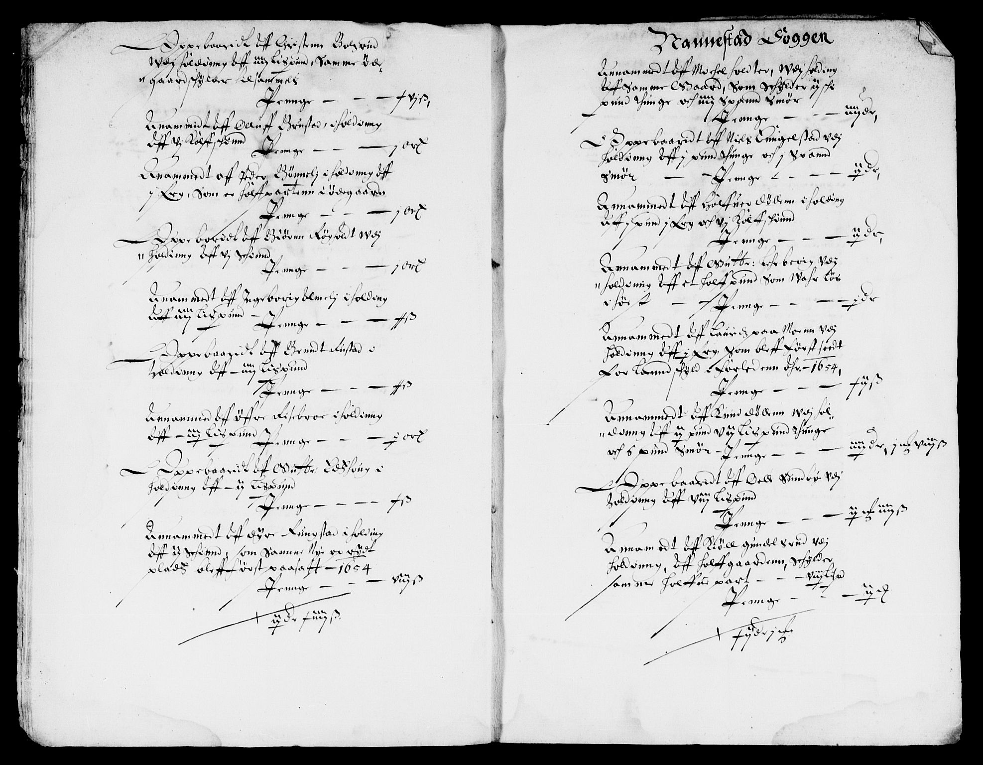 Rentekammeret inntil 1814, Reviderte regnskaper, Lensregnskaper, AV/RA-EA-5023/R/Rb/Rba/L0221: Akershus len, 1652-1655