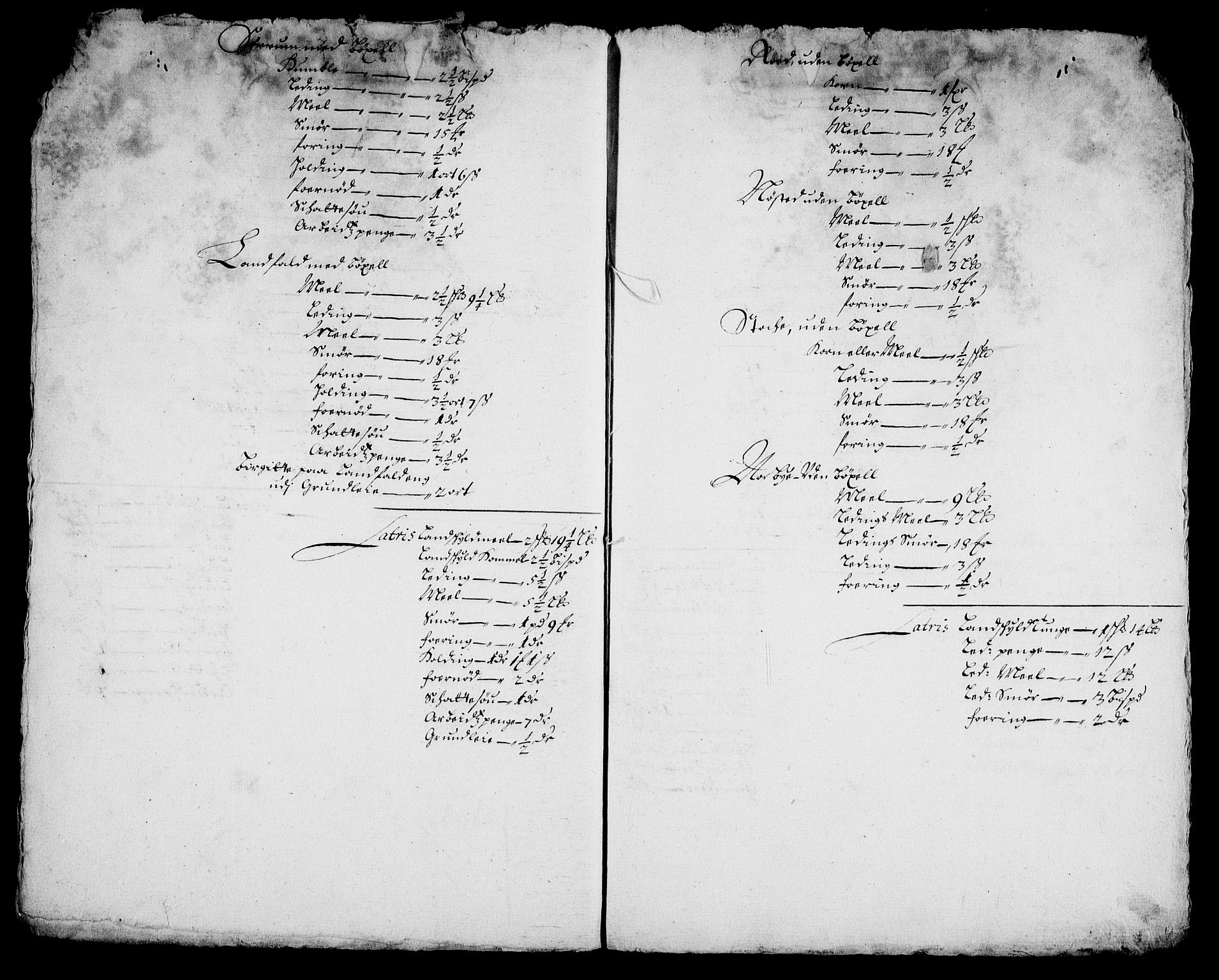 Rentekammeret inntil 1814, Realistisk ordnet avdeling, RA/EA-4070/On/L0008: [Jj 9]: Jordebøker innlevert til kongelig kommisjon 1672: Hammar, Osgård, Sem med Skjelbred, Fossesholm, Fiskum og Ulland (1669-1672), Strøm (1658-u.d. og 1672-73) samt Svanøy gods i Sunnfjord (1657)., 1672, s. 350