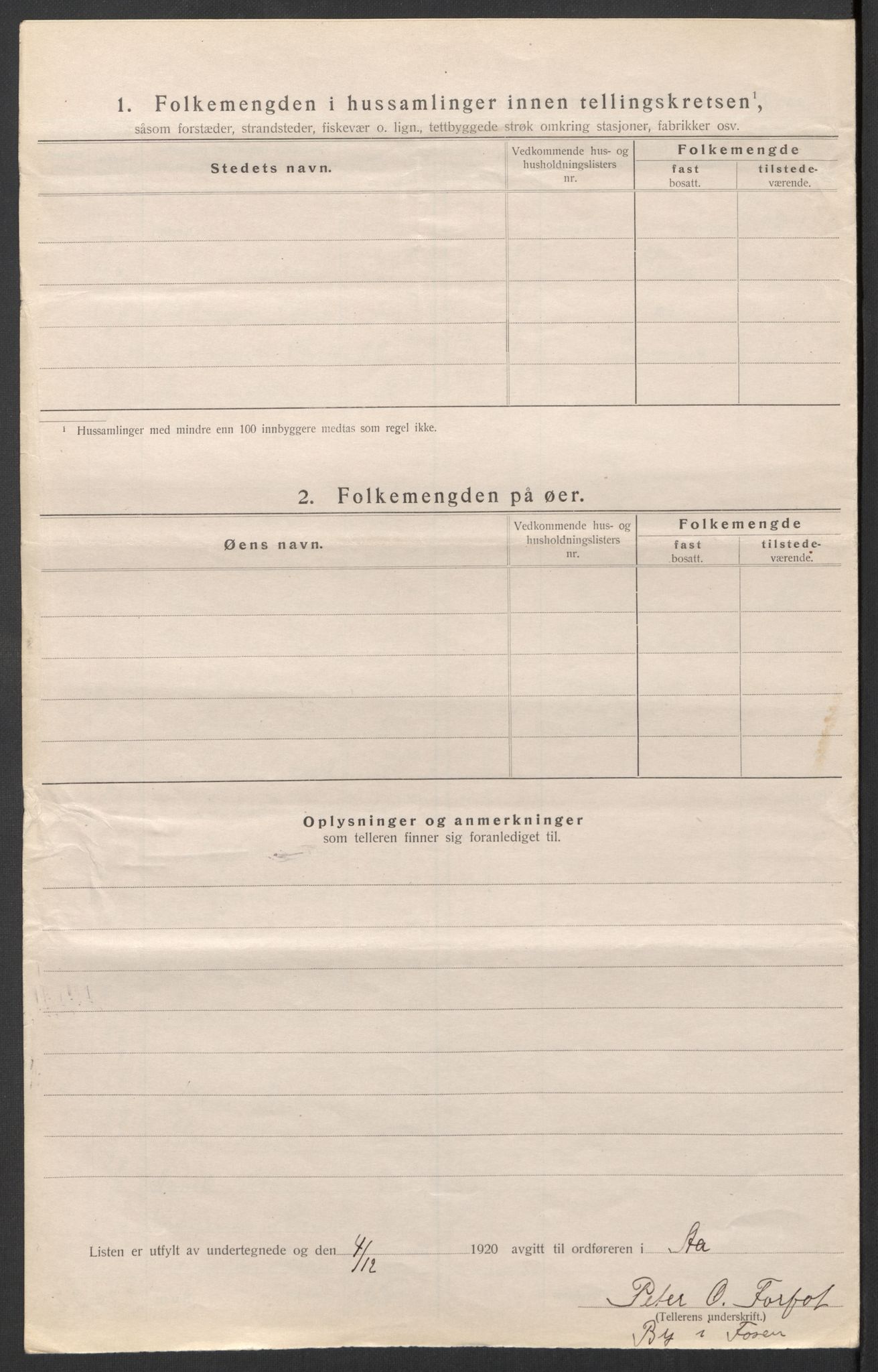 SAT, Folketelling 1920 for 1630 Å herred, 1920, s. 25