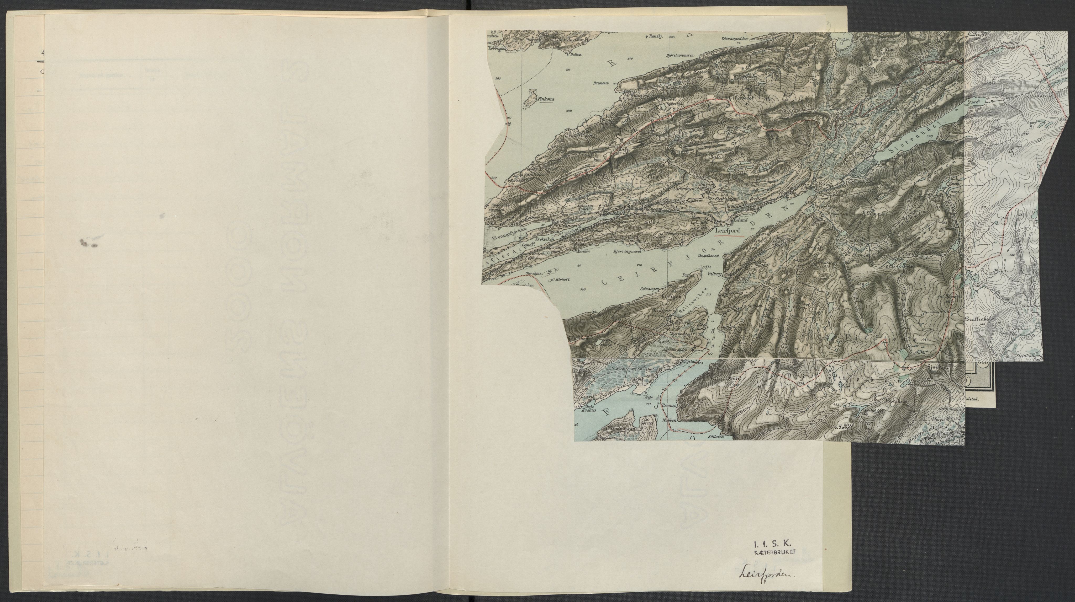 Instituttet for sammenlignende kulturforskning, AV/RA-PA-0424/F/Fc/L0016/0001: Eske B16: / Nordland (perm XLVI), 1932-1938