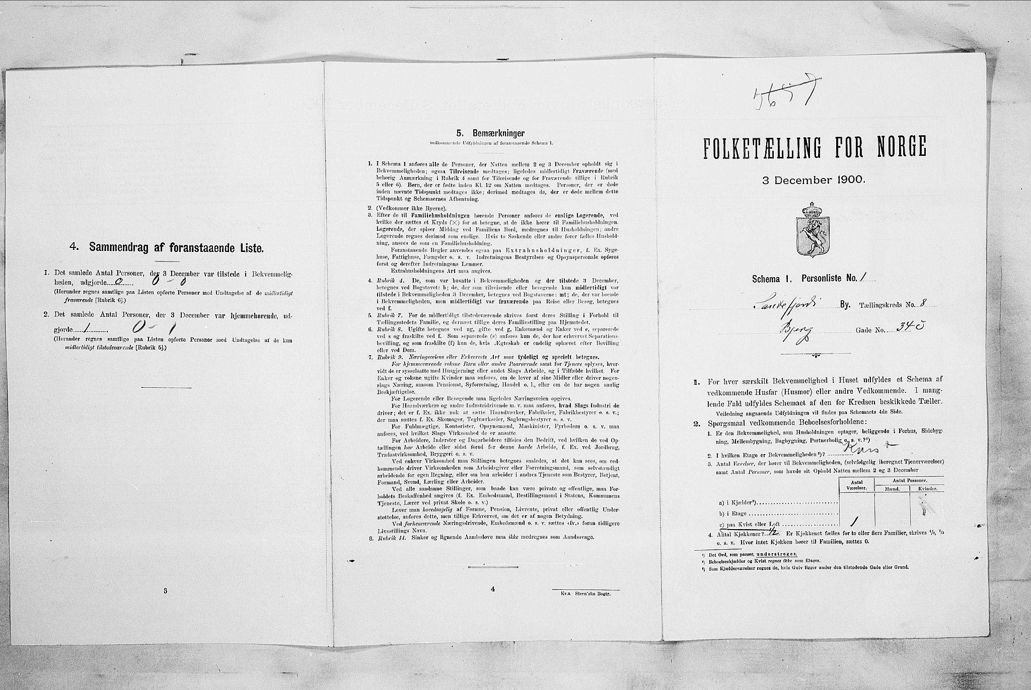 RA, Folketelling 1900 for 0706 Sandefjord kjøpstad, 1900, s. 2094
