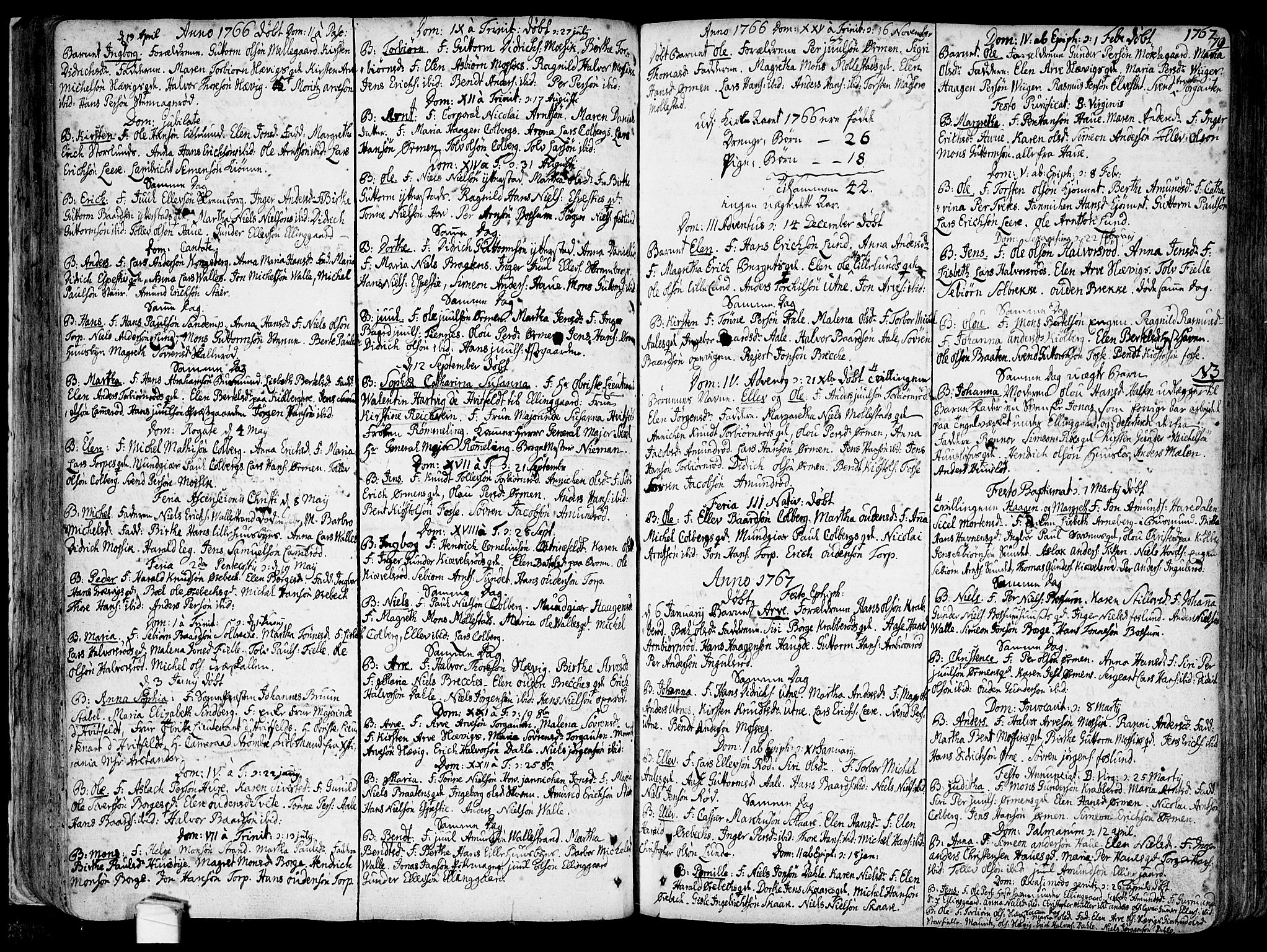 Onsøy prestekontor Kirkebøker, AV/SAO-A-10914/F/Fa/L0001: Ministerialbok nr. I 1, 1733-1814, s. 79