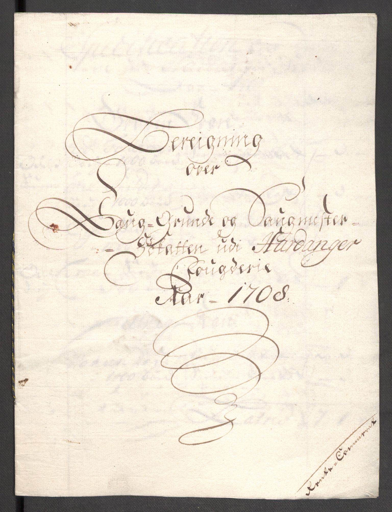 Rentekammeret inntil 1814, Reviderte regnskaper, Fogderegnskap, RA/EA-4092/R48/L2985: Fogderegnskap Sunnhordland og Hardanger, 1708, s. 227
