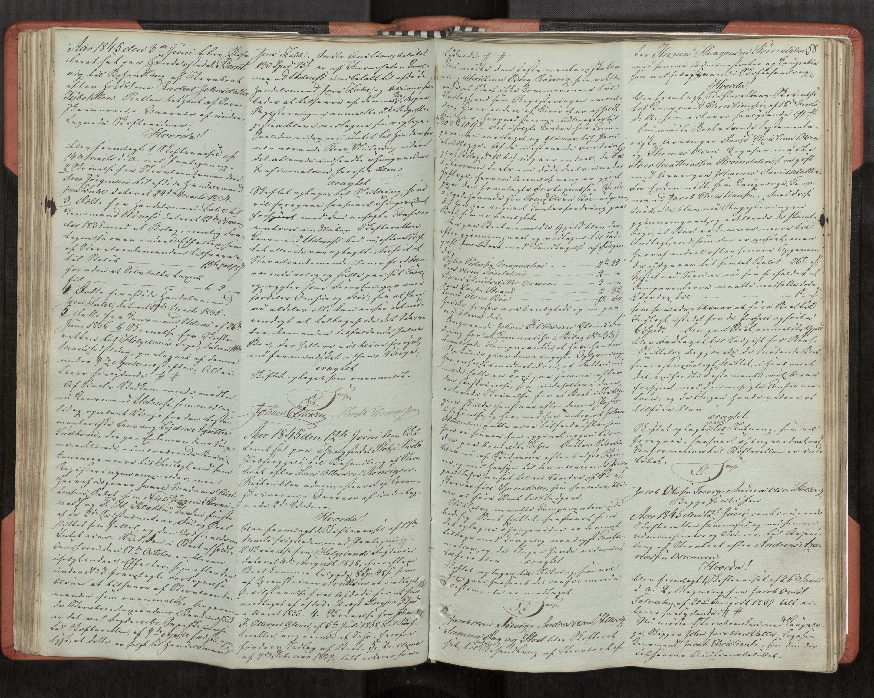 Helgeland sorenskriveri, AV/SAT-A-0004/3/3A/L0102: Skifteprotokoll 47, 1844-1849, s. 58