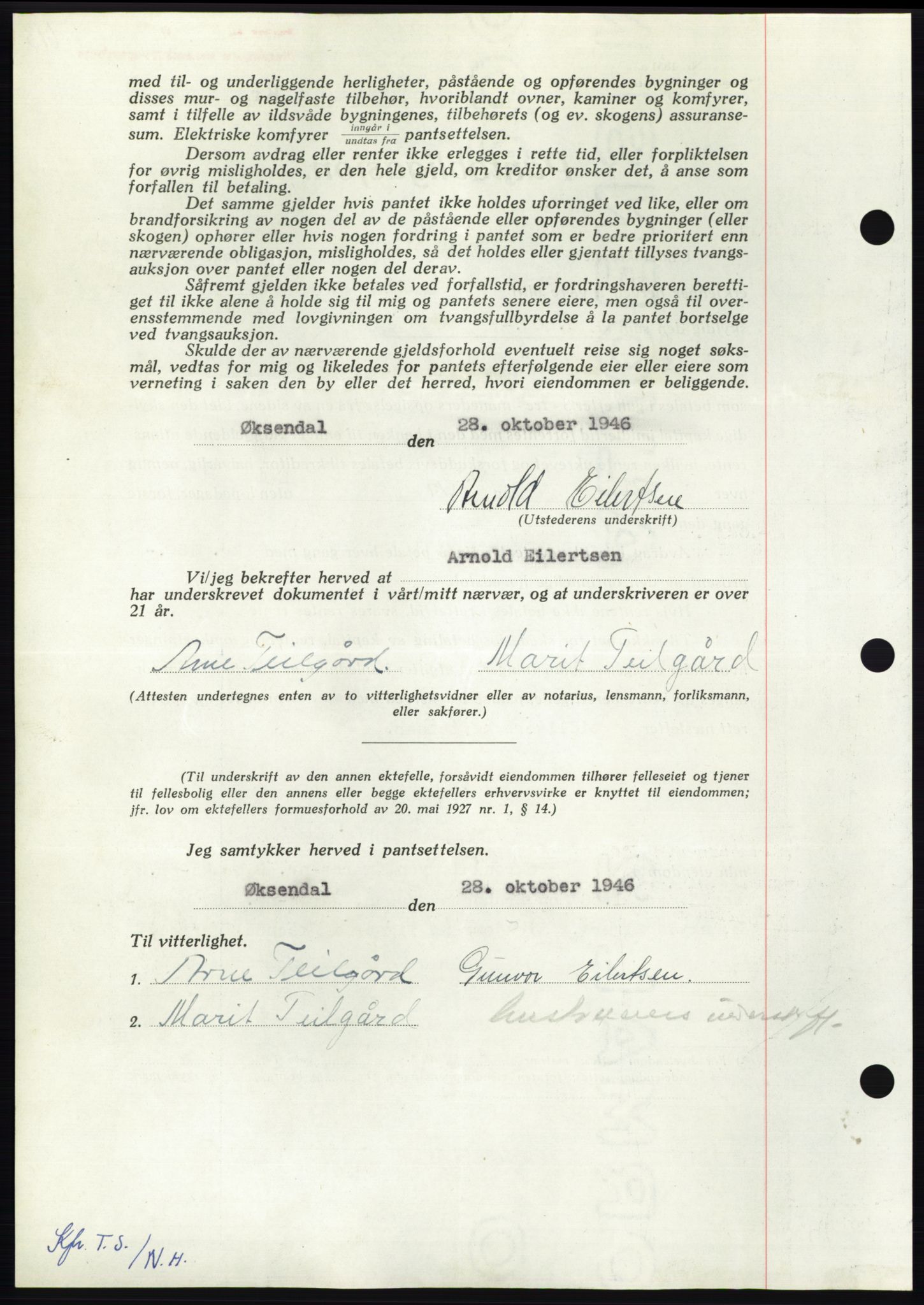 Nordmøre sorenskriveri, AV/SAT-A-4132/1/2/2Ca: Pantebok nr. B96, 1947-1947, Dagboknr: 1419/1947