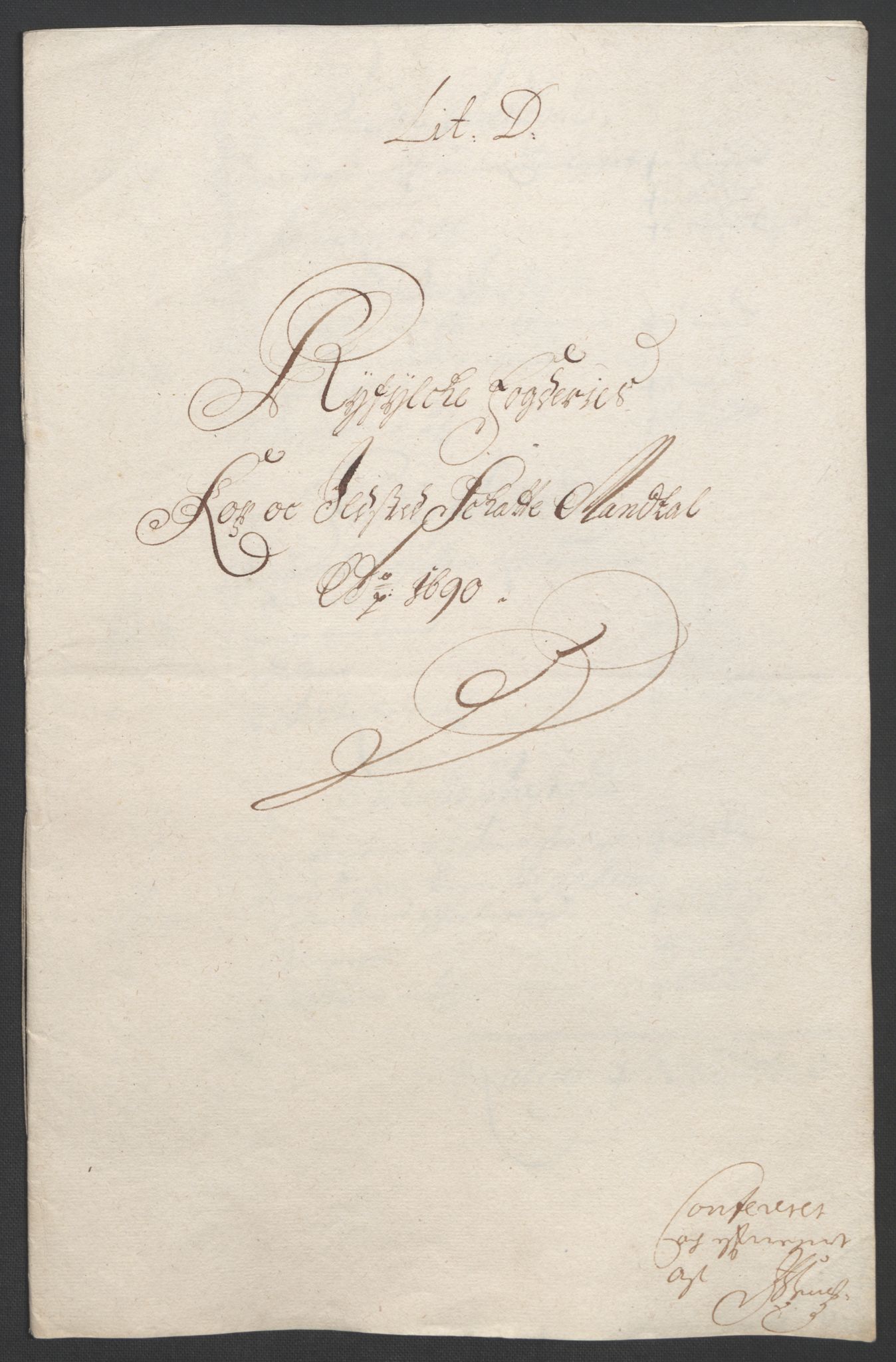 Rentekammeret inntil 1814, Reviderte regnskaper, Fogderegnskap, AV/RA-EA-4092/R47/L2856: Fogderegnskap Ryfylke, 1689-1693, s. 203