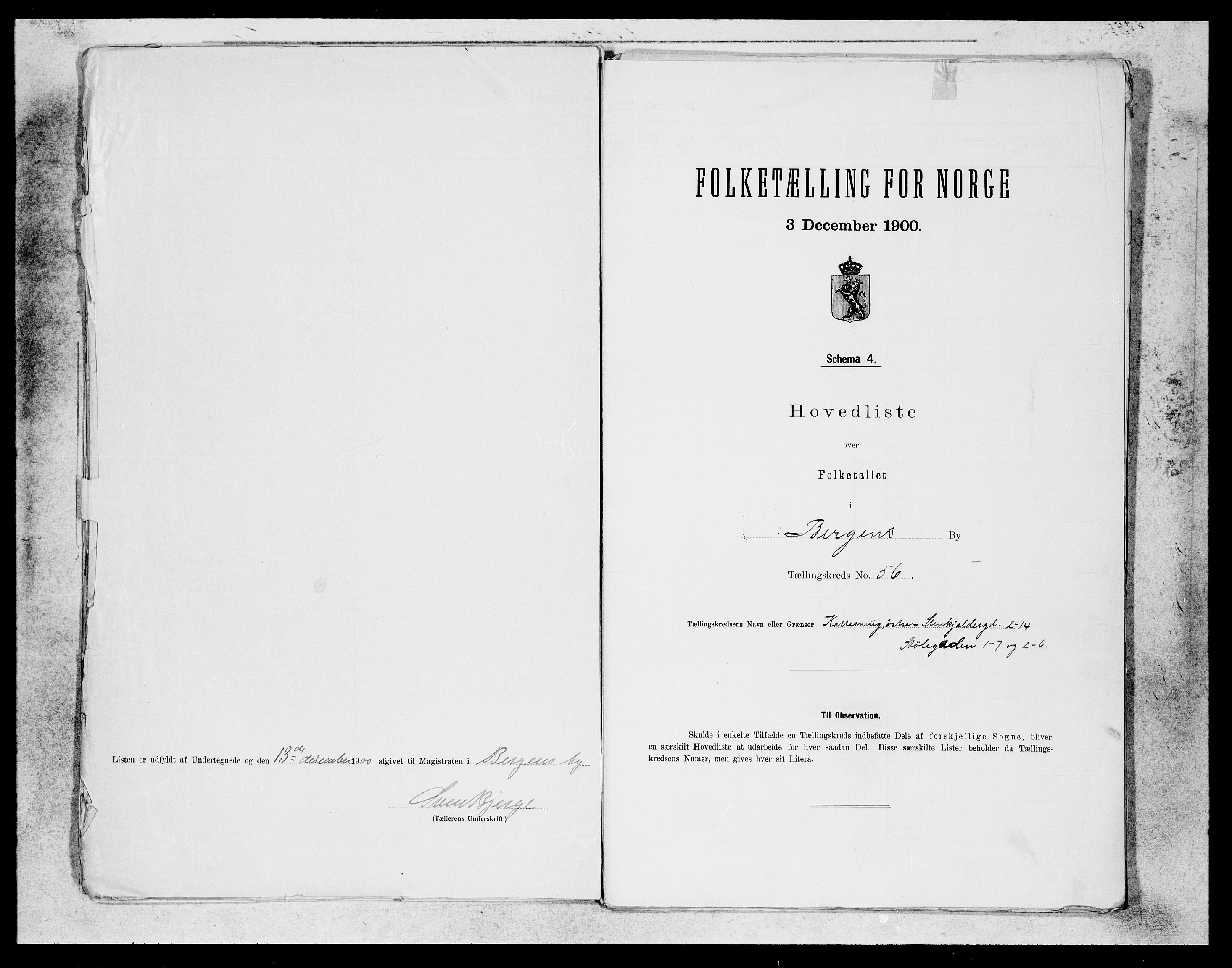 SAB, Folketelling 1900 for 1301 Bergen kjøpstad, 1900, s. 112