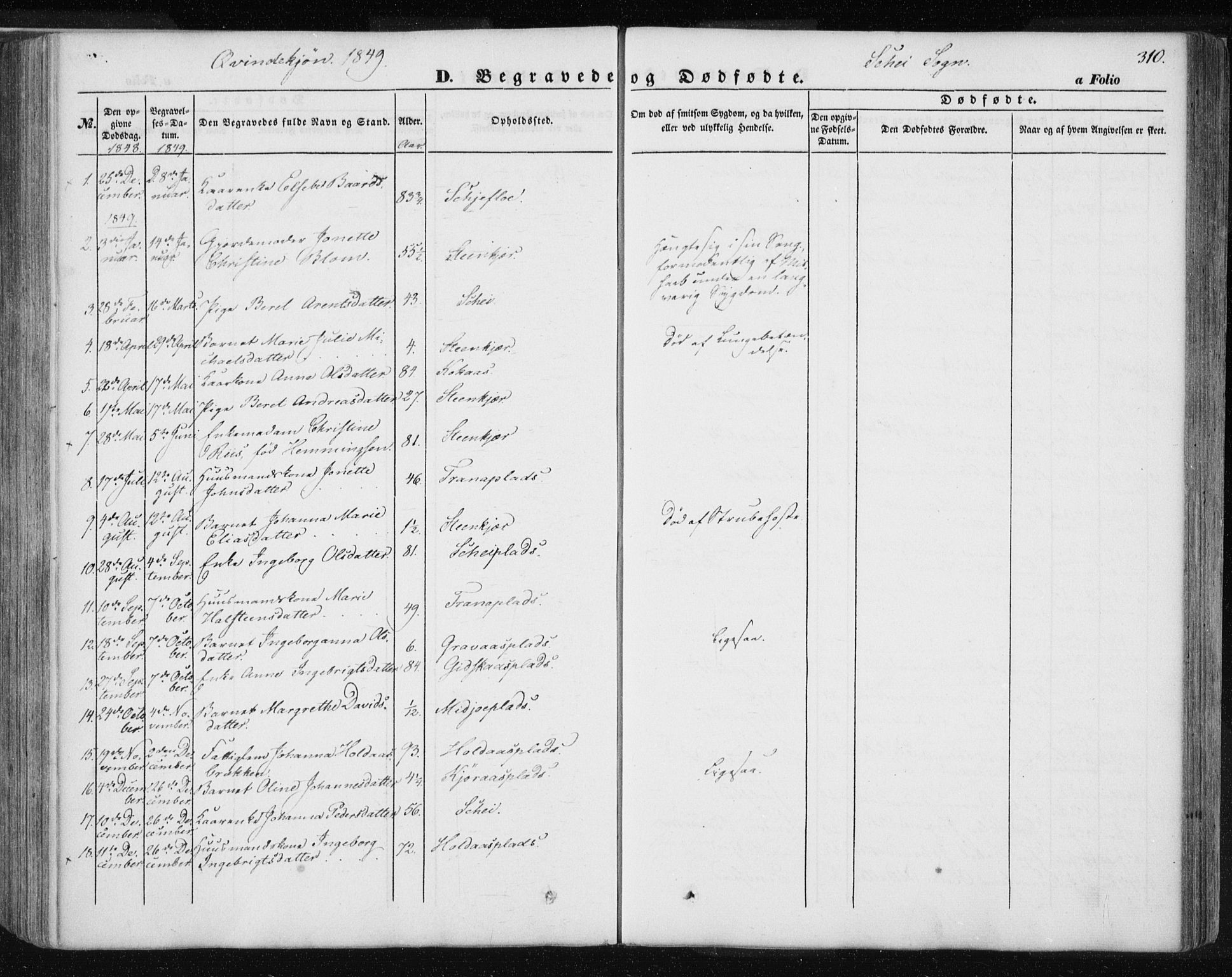 Ministerialprotokoller, klokkerbøker og fødselsregistre - Nord-Trøndelag, SAT/A-1458/735/L0342: Ministerialbok nr. 735A07 /2, 1849-1862, s. 310