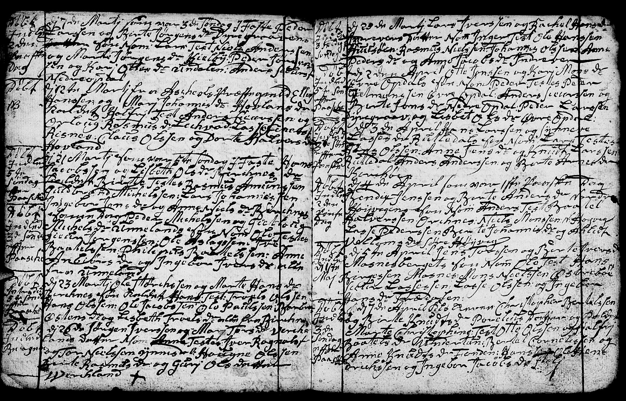 Gulen sokneprestembete, SAB/A-80201/H/Hab: Klokkerbok nr. A 1, 1786-1791, s. 97