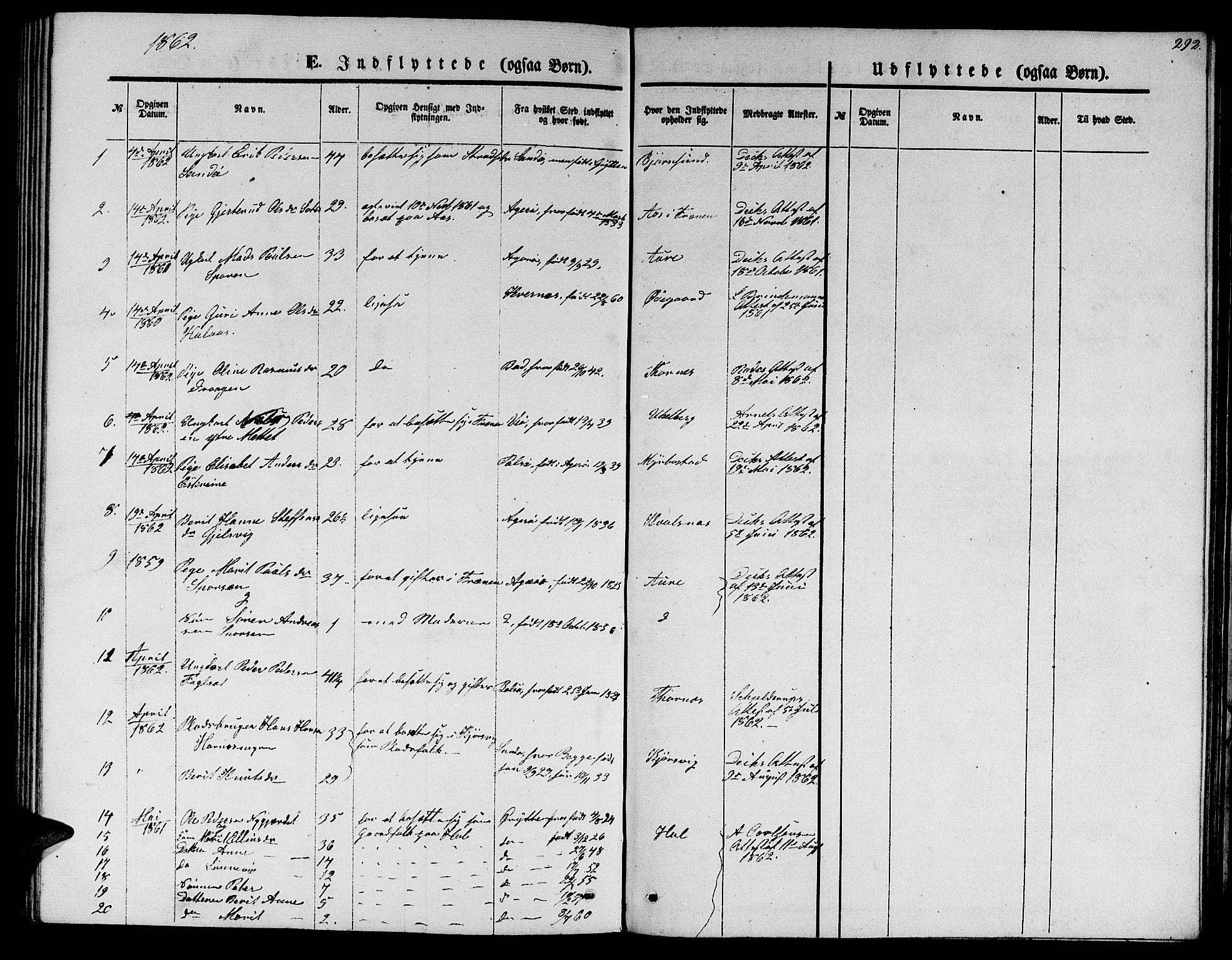 Ministerialprotokoller, klokkerbøker og fødselsregistre - Møre og Romsdal, AV/SAT-A-1454/565/L0753: Klokkerbok nr. 565C02, 1845-1870, s. 291