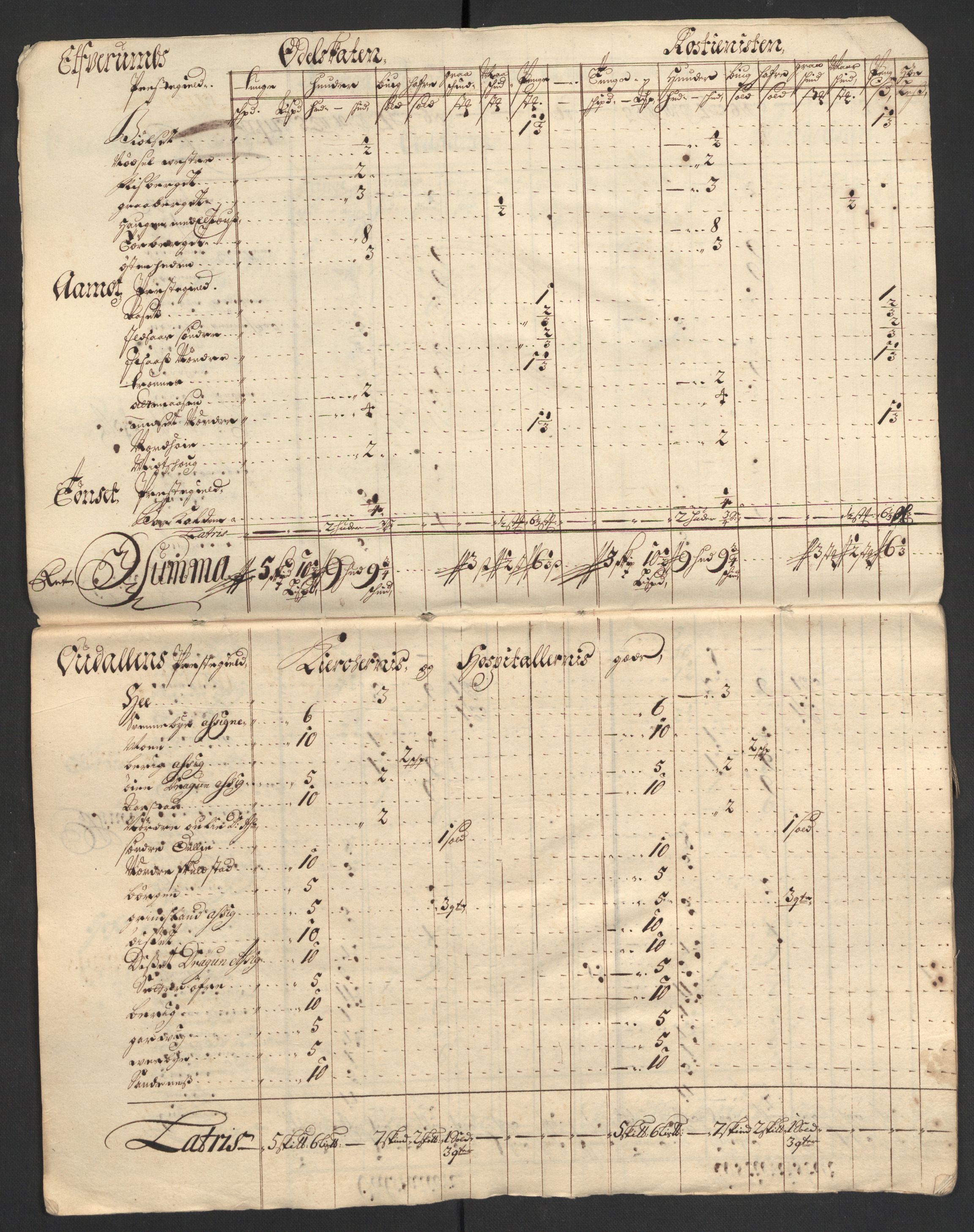 Rentekammeret inntil 1814, Reviderte regnskaper, Fogderegnskap, AV/RA-EA-4092/R13/L0843: Fogderegnskap Solør, Odal og Østerdal, 1705-1706, s. 234