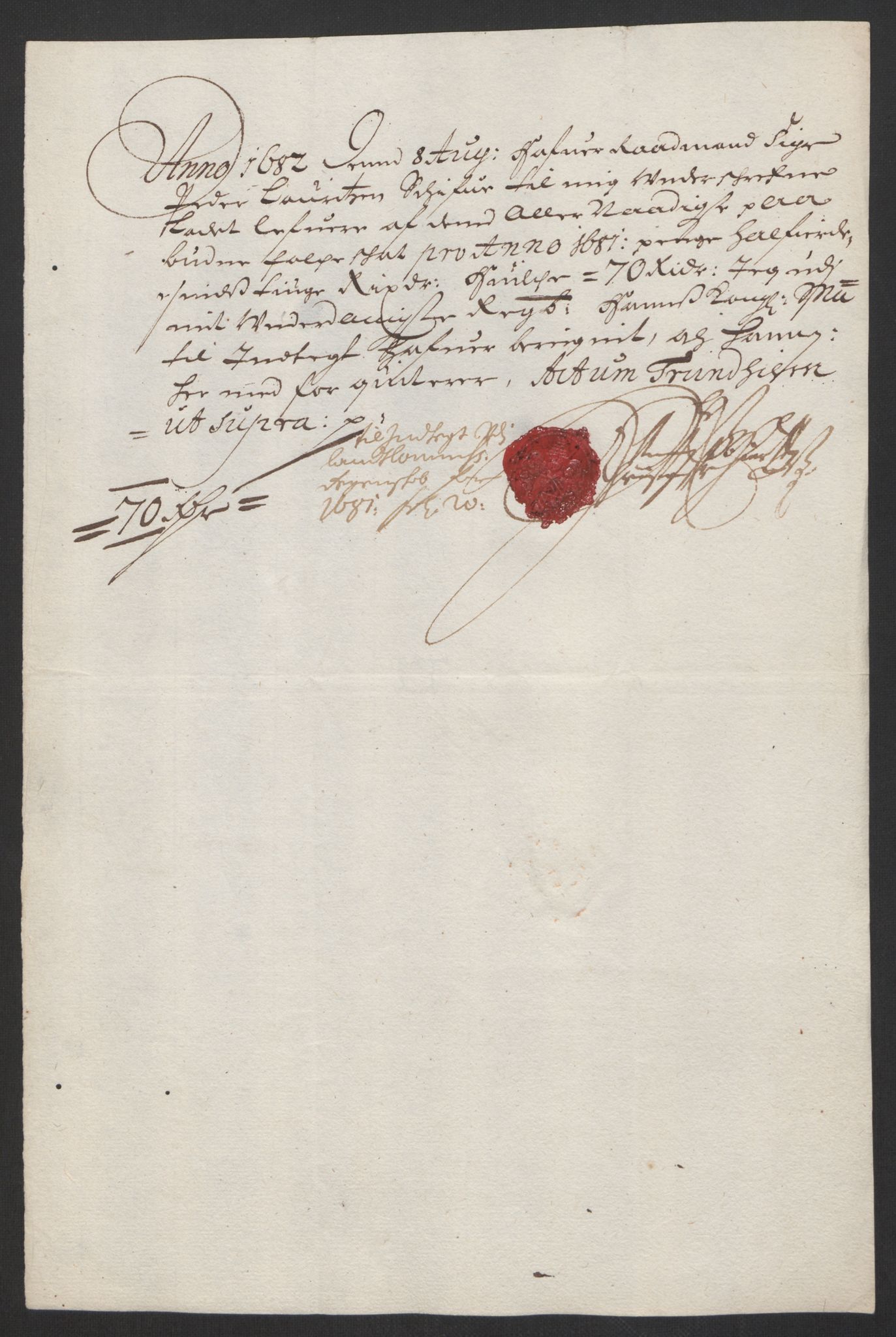 Rentekammeret inntil 1814, Reviderte regnskaper, Byregnskaper, RA/EA-4066/R/Rs/L0504: [S1] Kontribusjonsregnskap, 1631-1684, s. 334