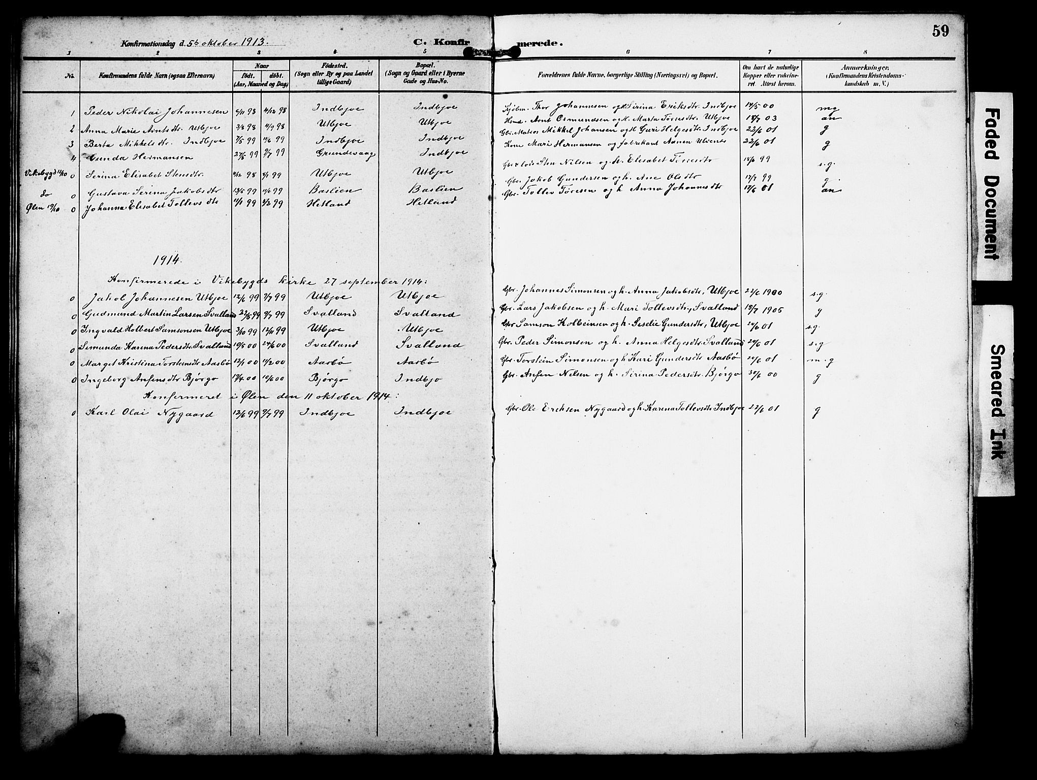 Ølen Sokneprestembete, AV/SAB-A-79201/H/Hab: Klokkerbok nr. B 1, 1895-1930, s. 59