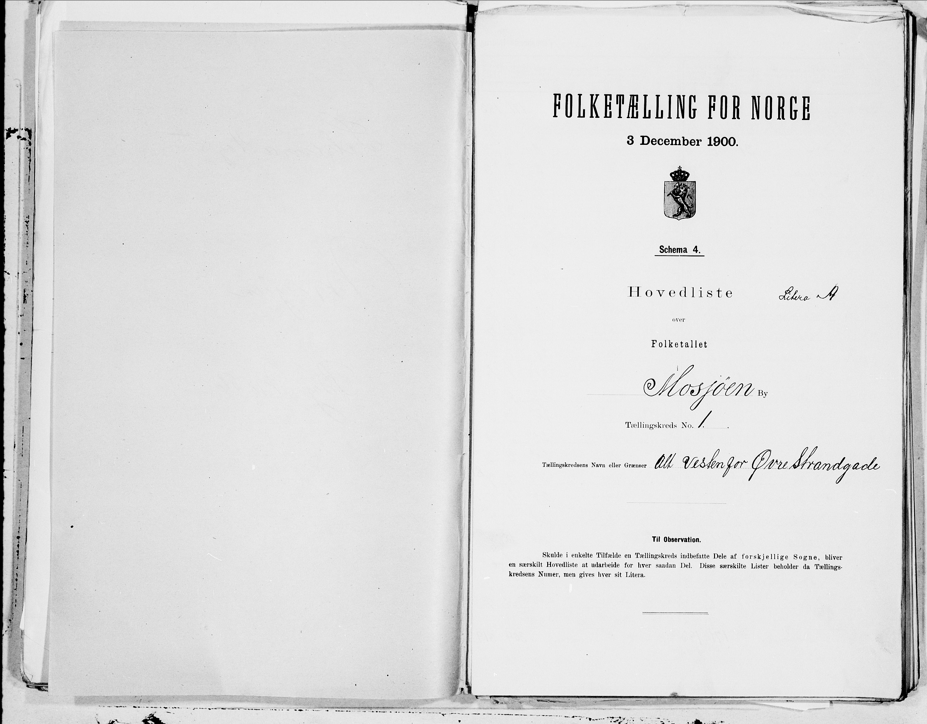 SAT, Folketelling 1900 for 1802 Mosjøen ladested, 1900, s. 2