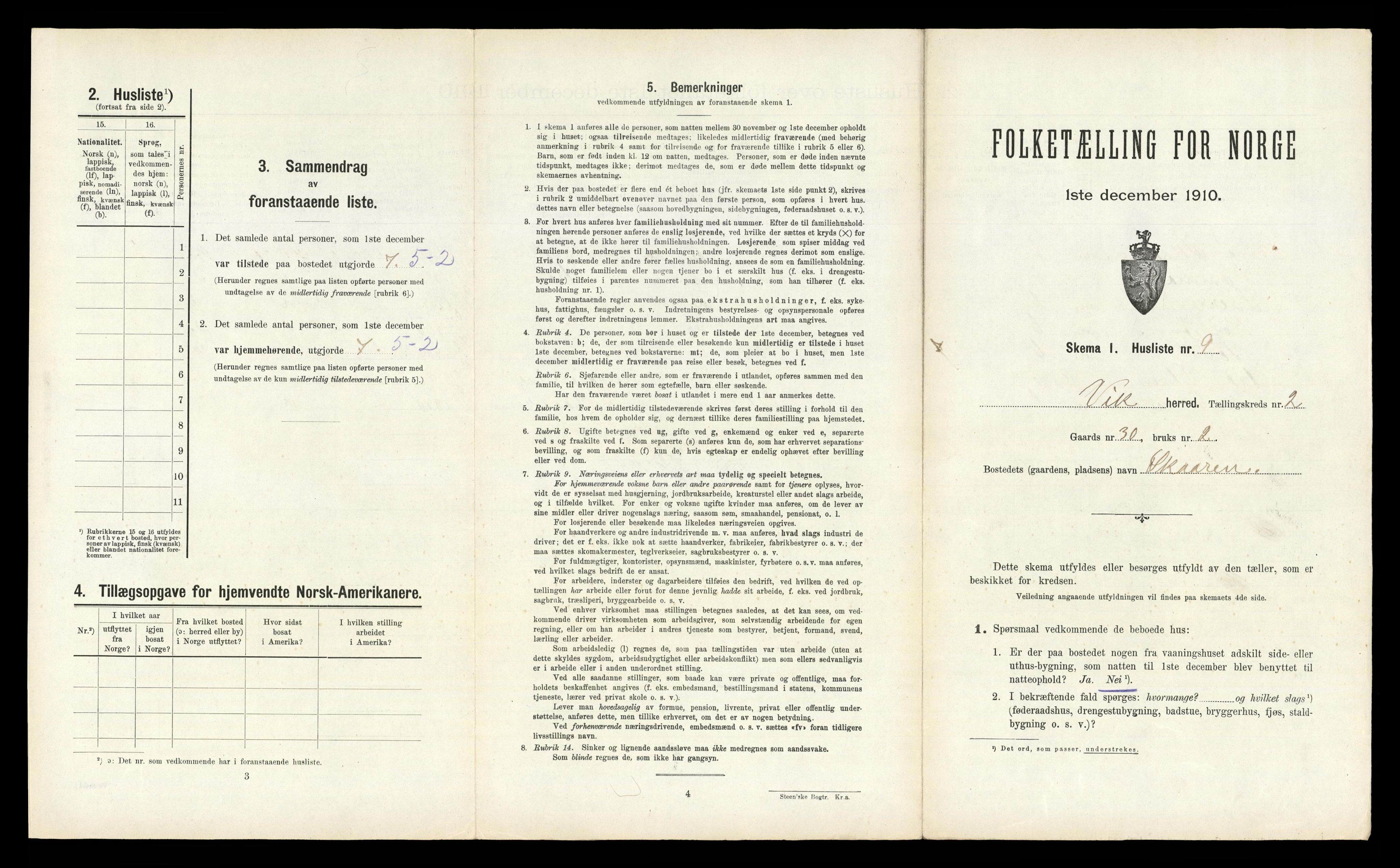 RA, Folketelling 1910 for 1812 Vik herred, 1910, s. 142